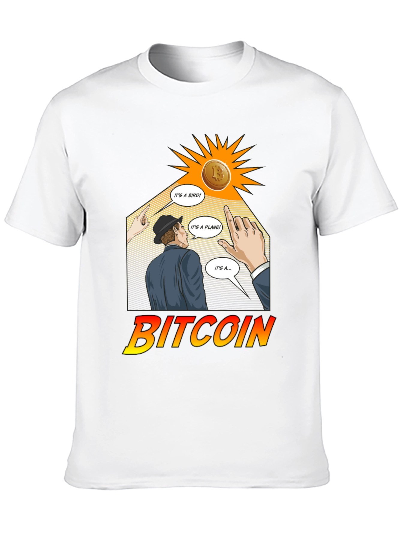 Bitcoin Superman T-Shirt Crypto Tee
