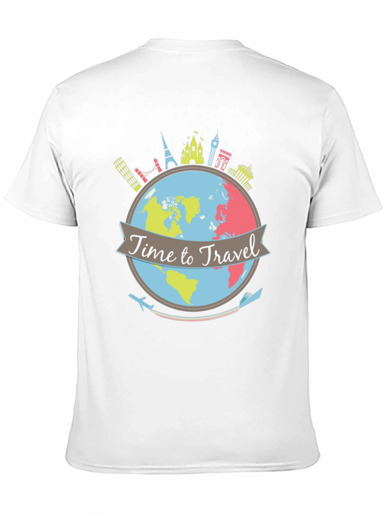 Time to Travel Graphic Tee - Black