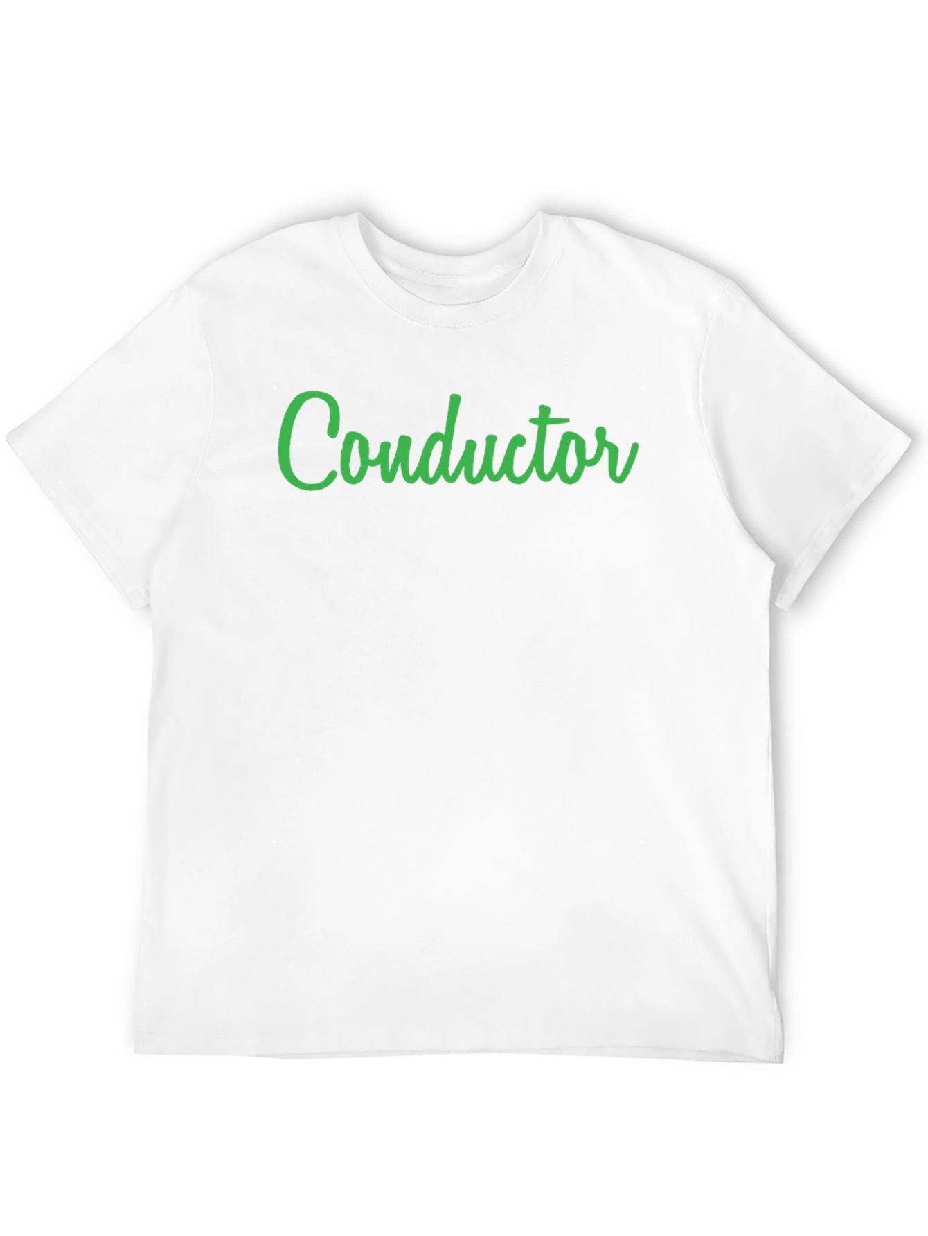Conductor Graphic Tee - Soft Black Cotton T-Shirt