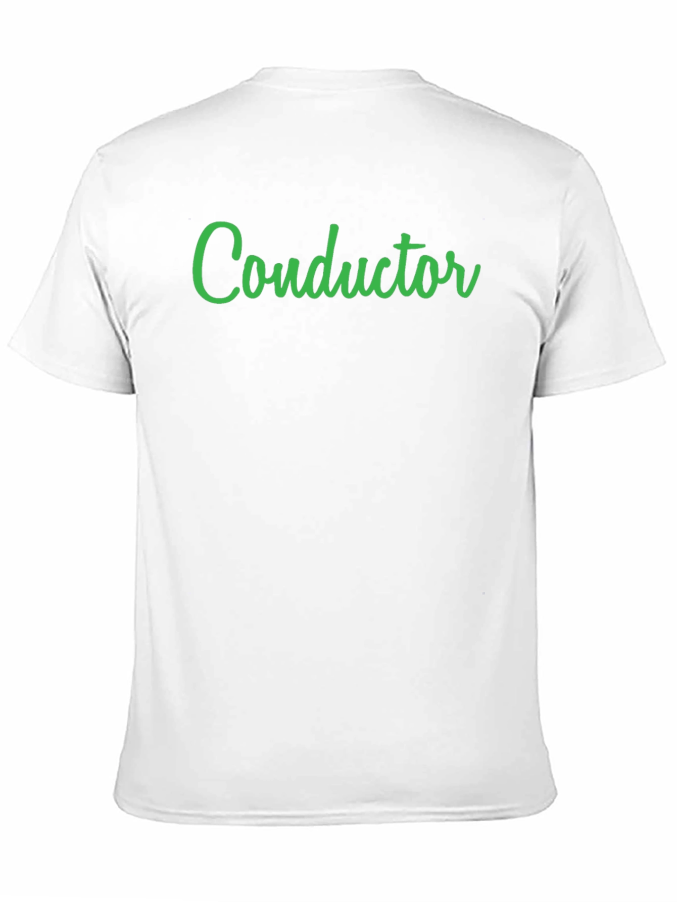 Conductor Graphic Tee - Soft Black Cotton T-Shirt
