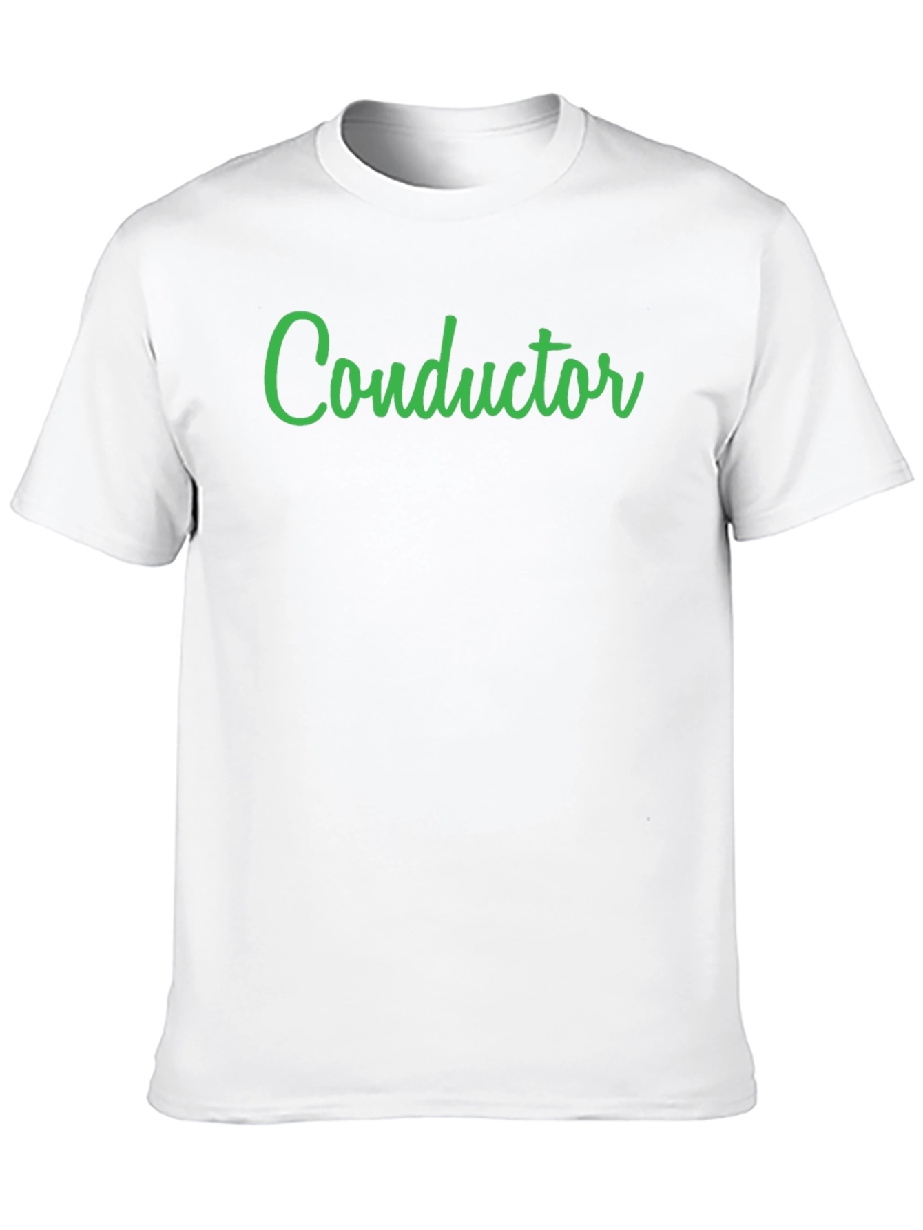 Conductor Graphic Tee - Soft Black Cotton T-Shirt