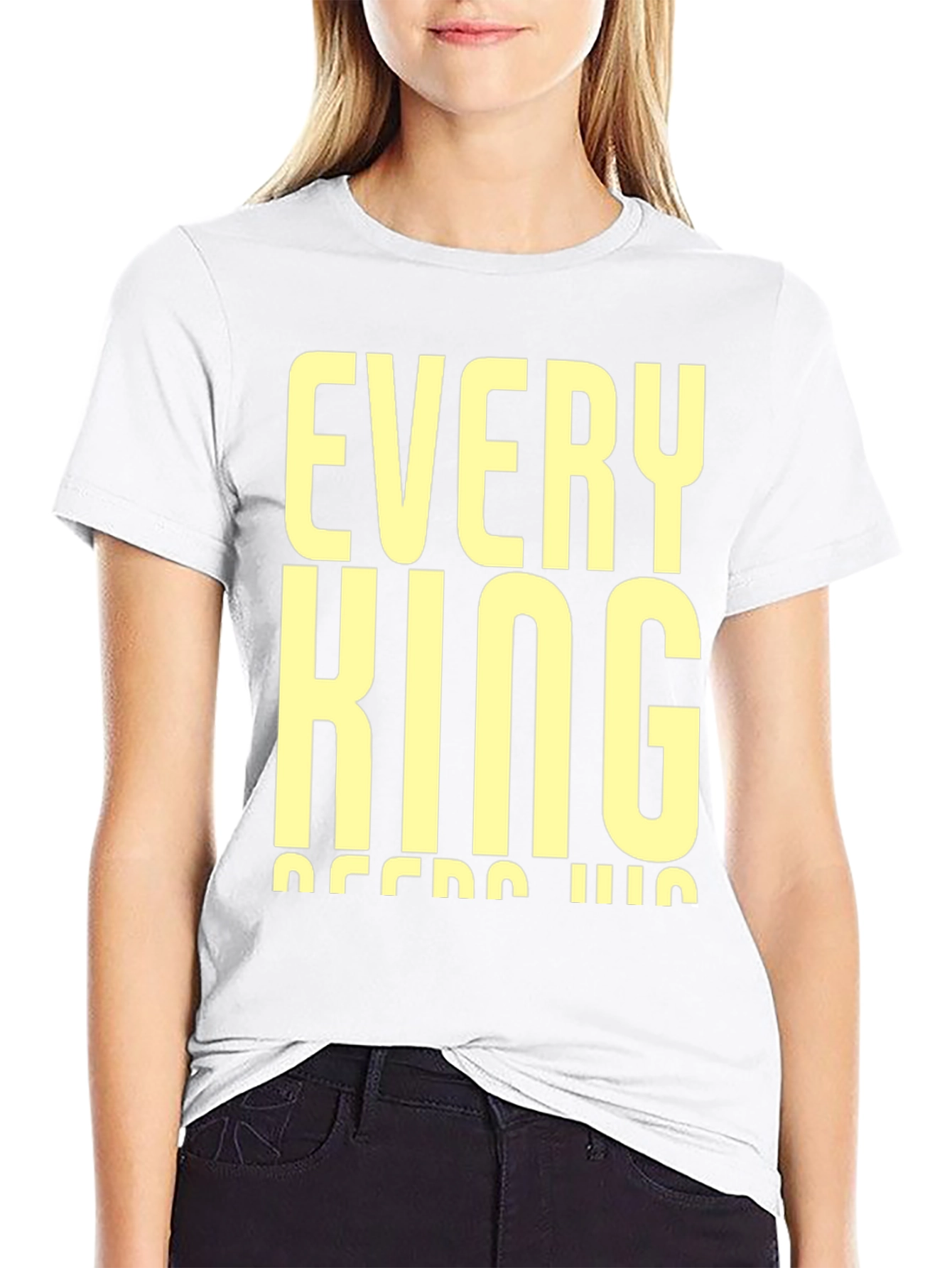Every King Needs His Queen Black T-Shirt