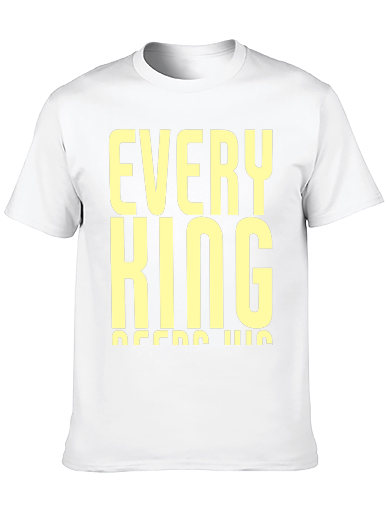 Every King Needs His Queen Black T-Shirt