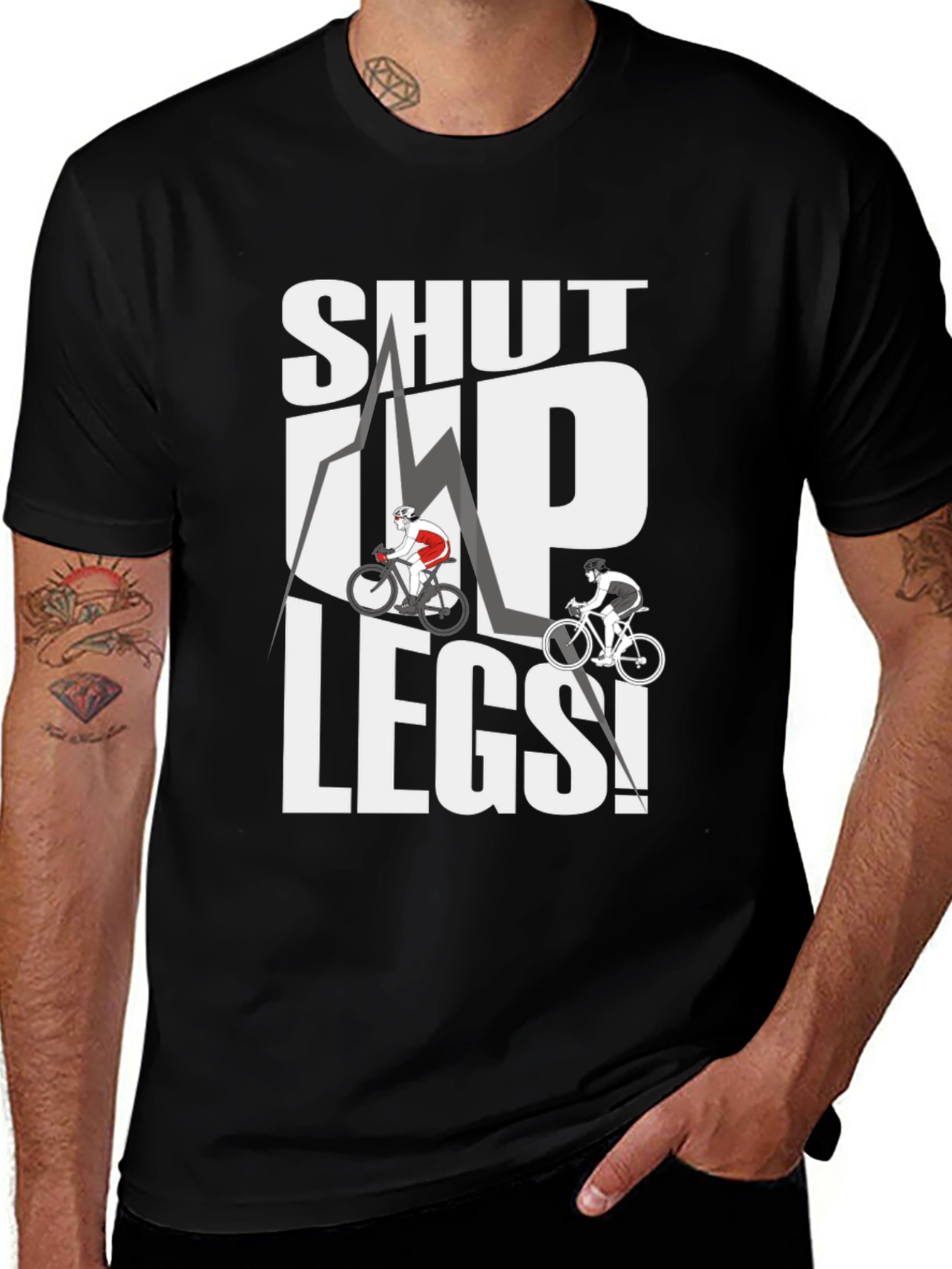 Shut Up Legs! Cycling Graphic Tee