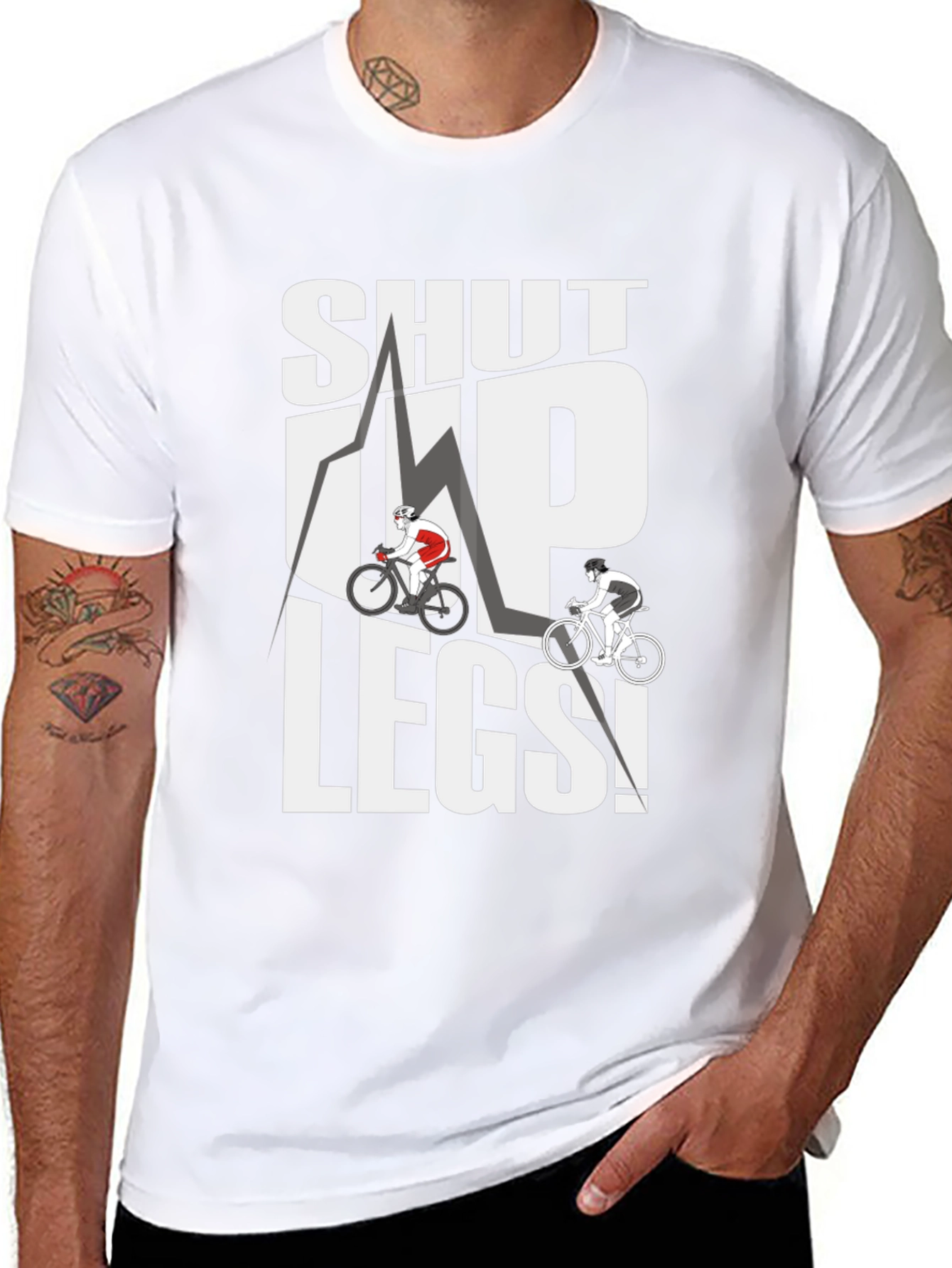 Shut Up Legs! Cycling Graphic Tee