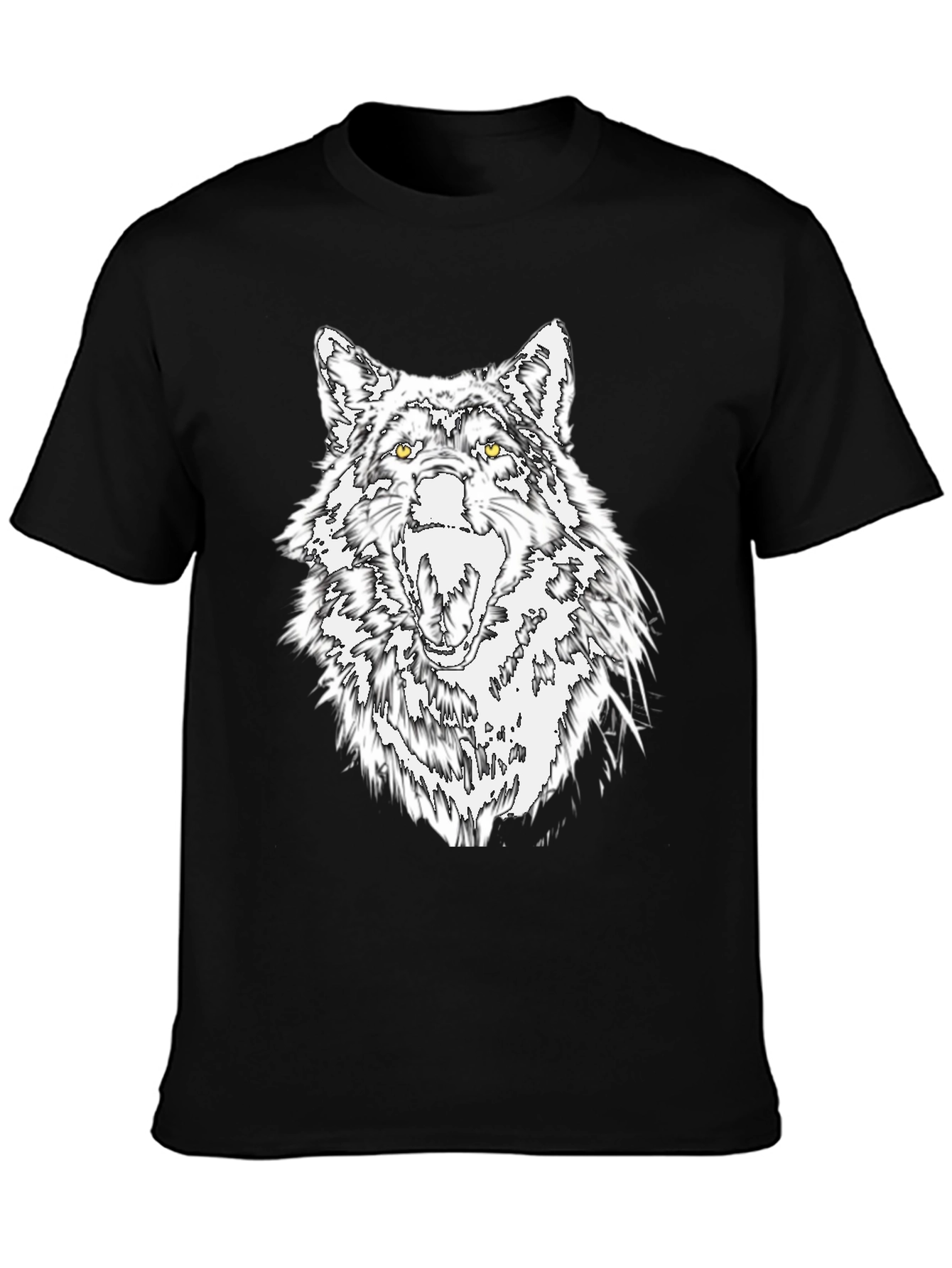 Wolf Graphic Tee - Fierce & Stylish