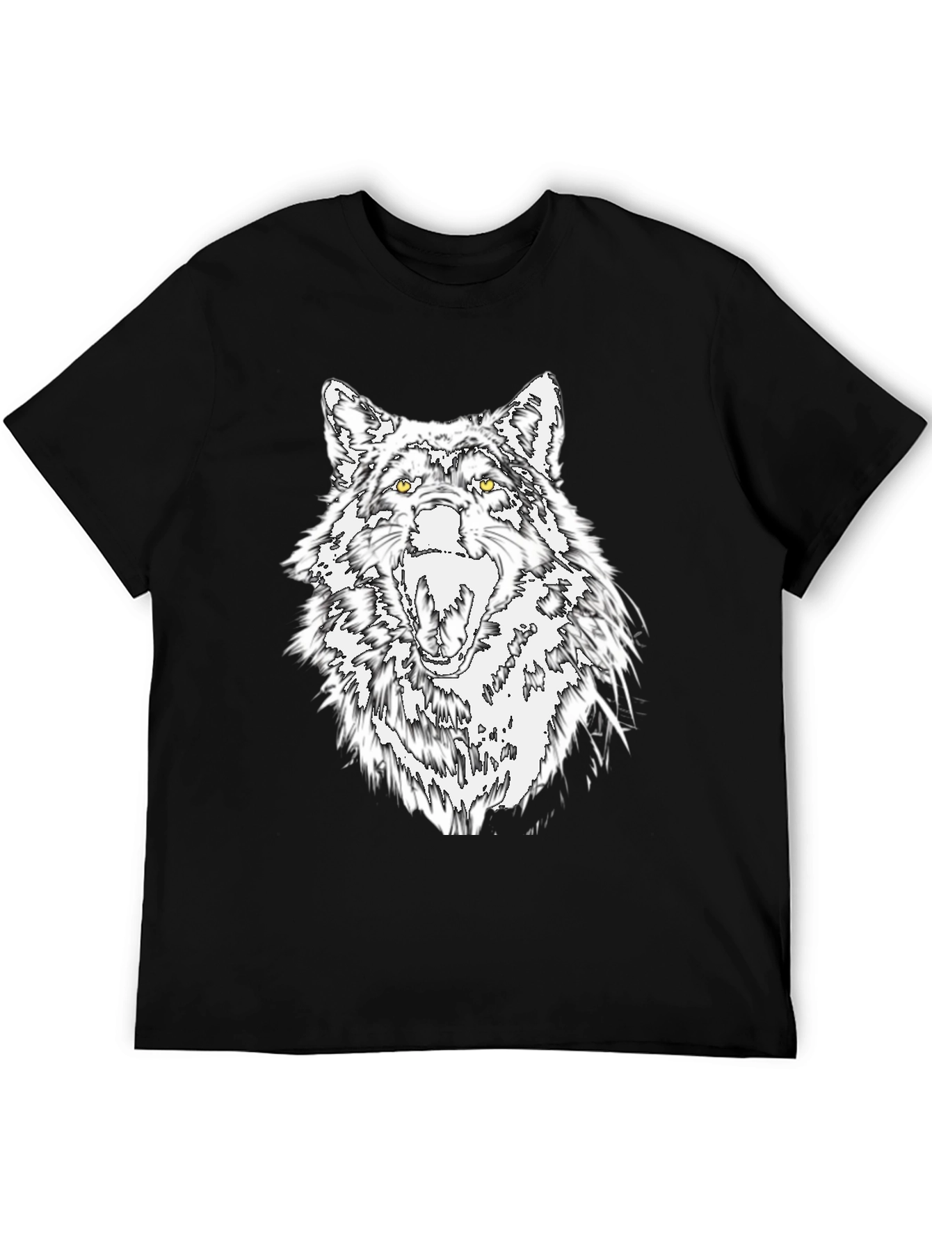 Wolf Graphic Tee - Fierce & Stylish