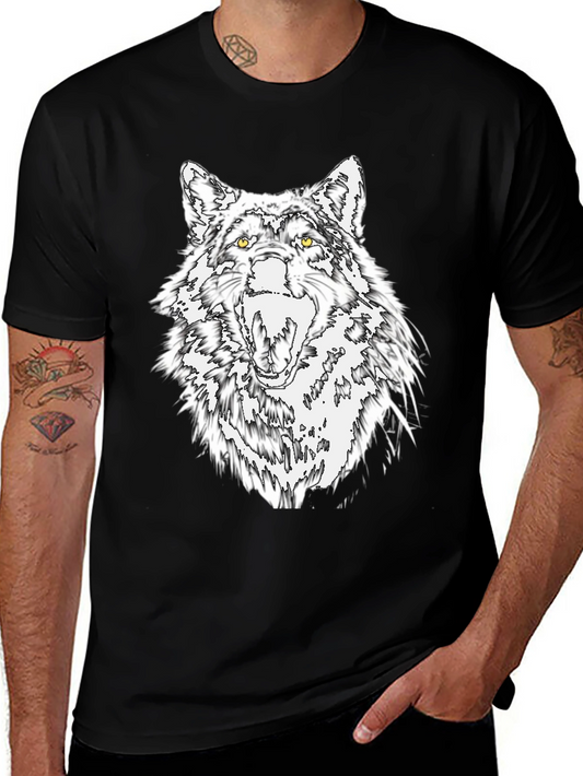Wolf Graphic Tee - Fierce & Stylish