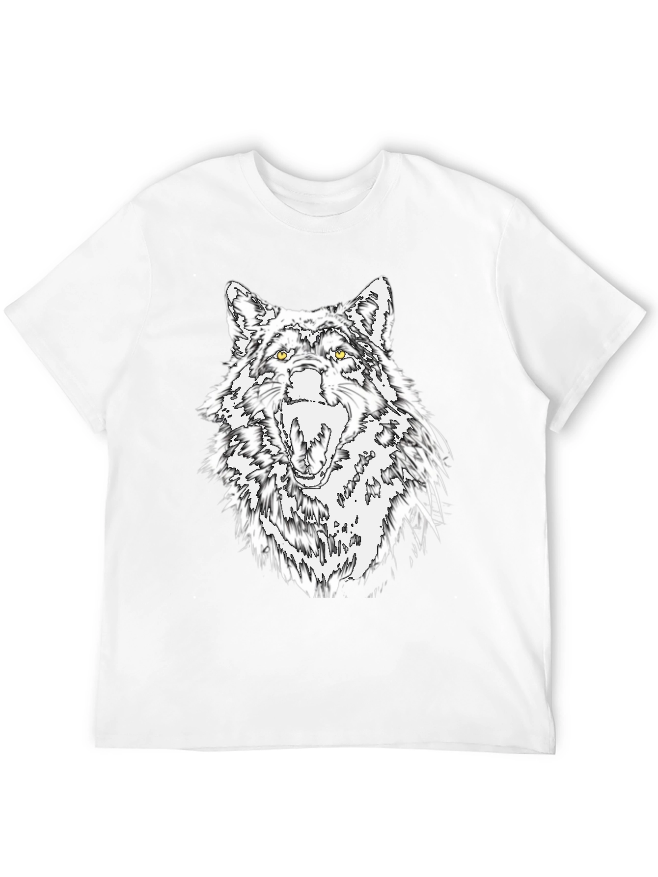 Wolf Graphic Tee - Fierce & Stylish