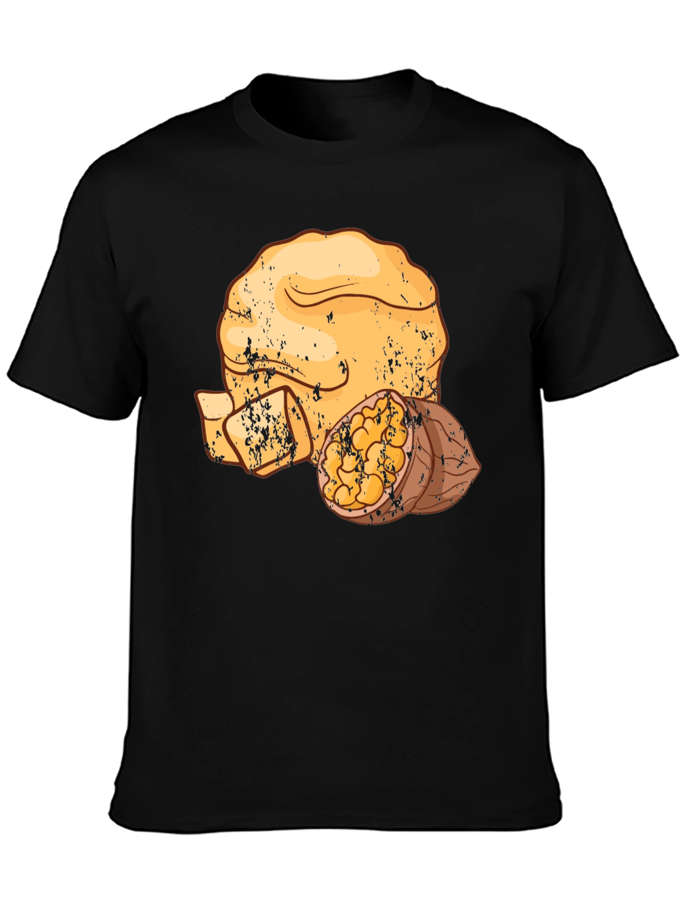 Walnut Graphic Tee - Black Casual Shirt