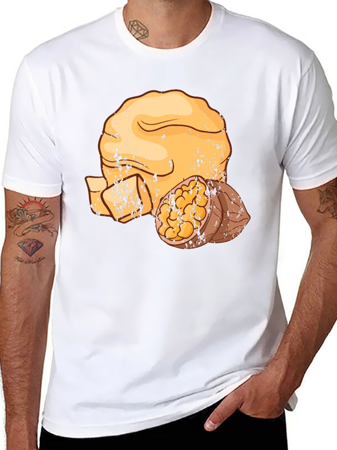Walnut Graphic Tee - Black Casual Shirt