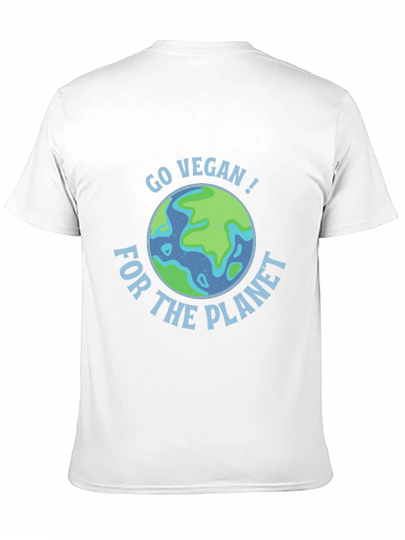 Go Vegan! For The Planet Black T-Shirt