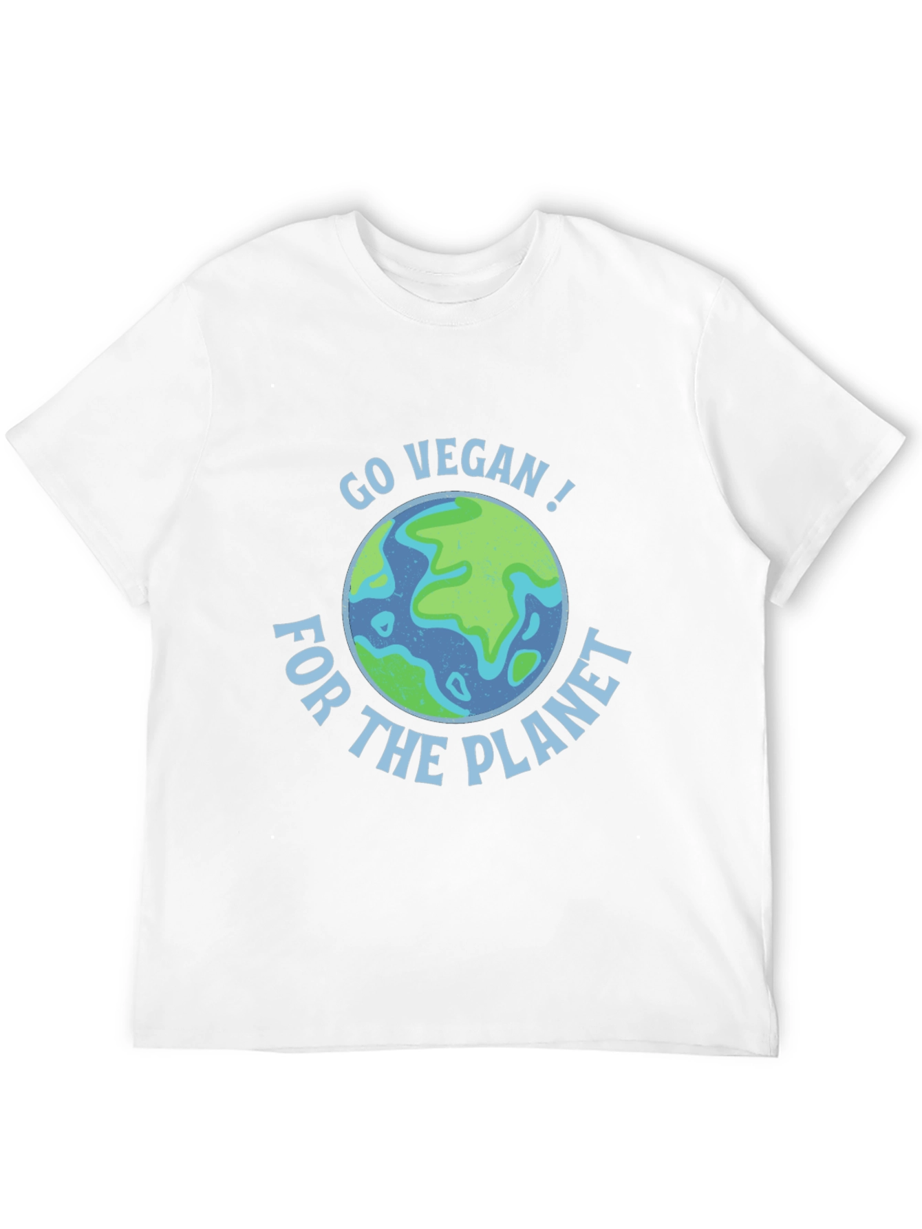 Go Vegan! For The Planet Black T-Shirt