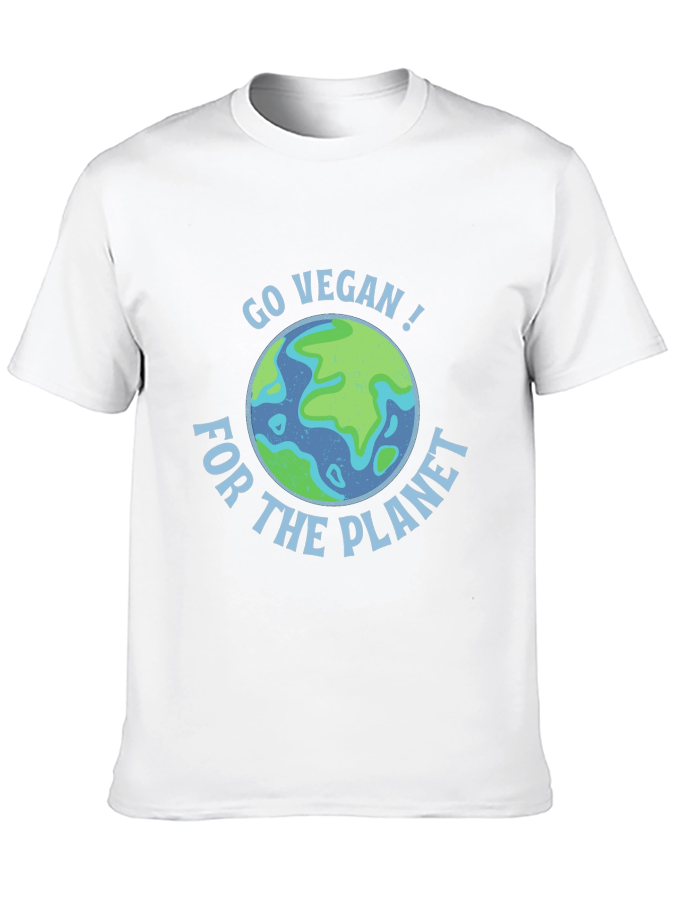 Go Vegan! For The Planet Black T-Shirt