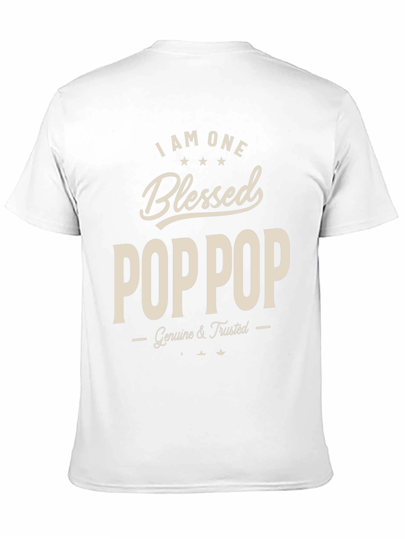 Blessed Pop Pop T-Shirt - Genuine & Trusted