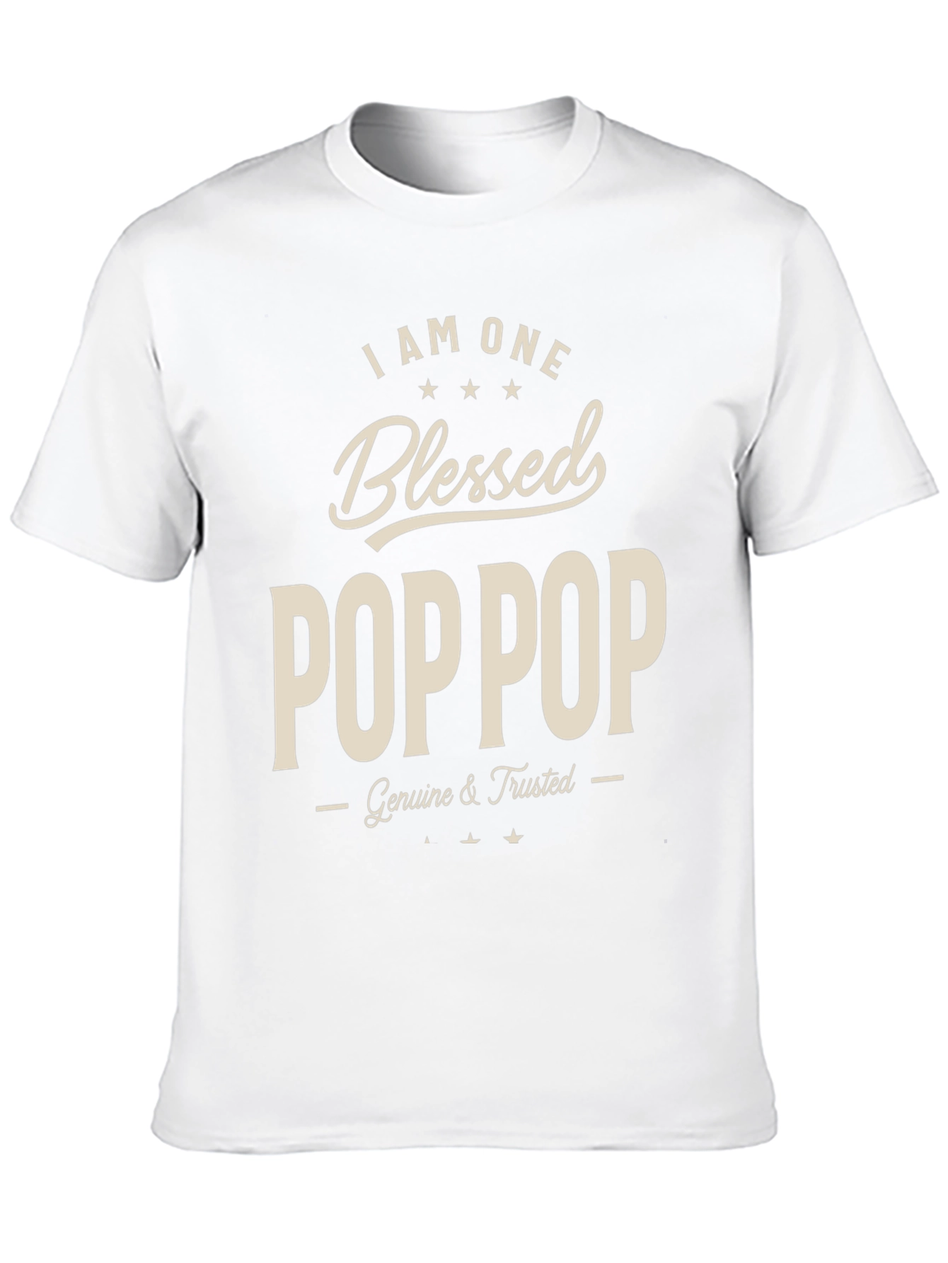 Blessed Pop Pop T-Shirt - Genuine & Trusted