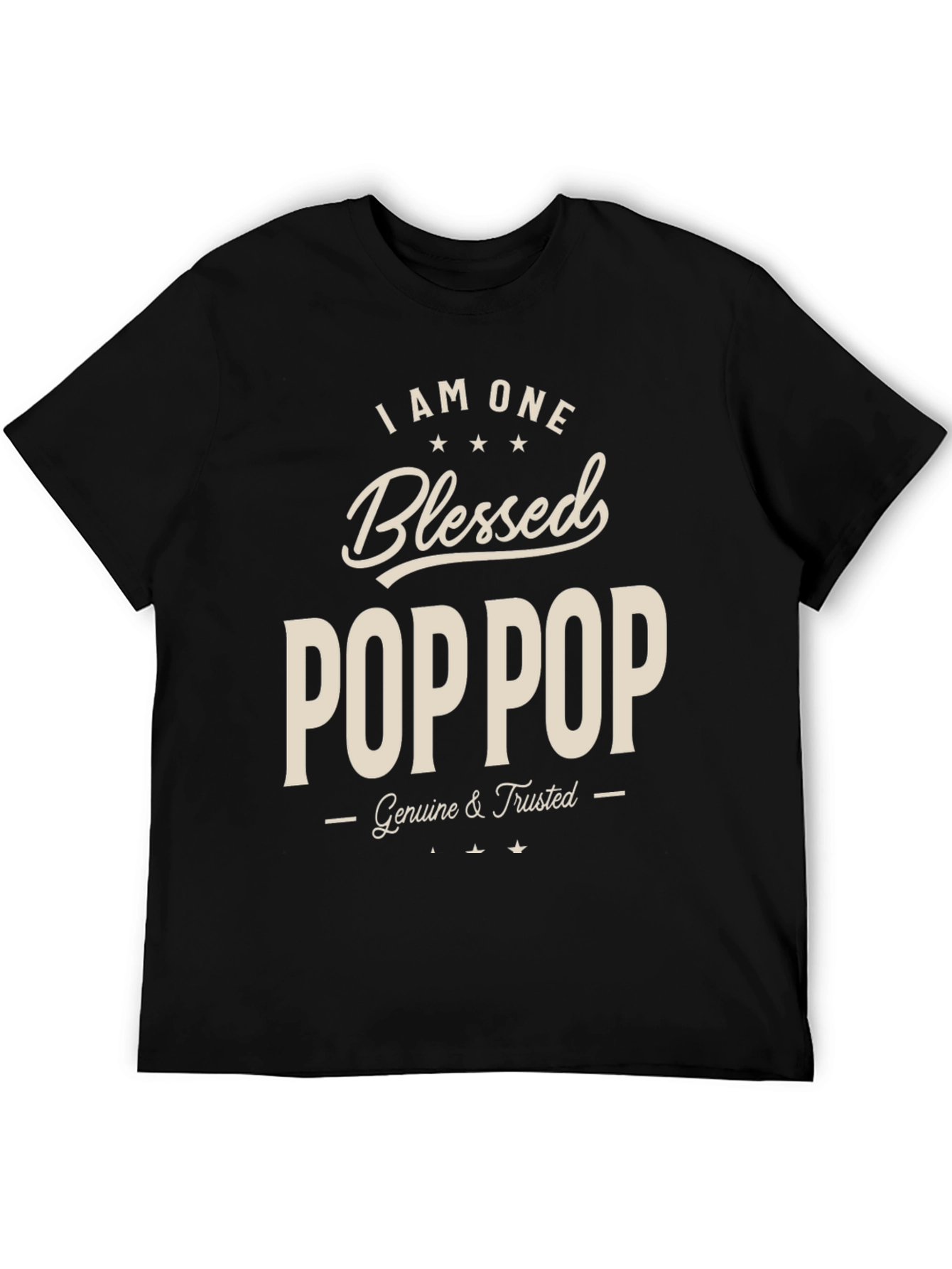 Blessed Pop Pop T-Shirt - Genuine & Trusted