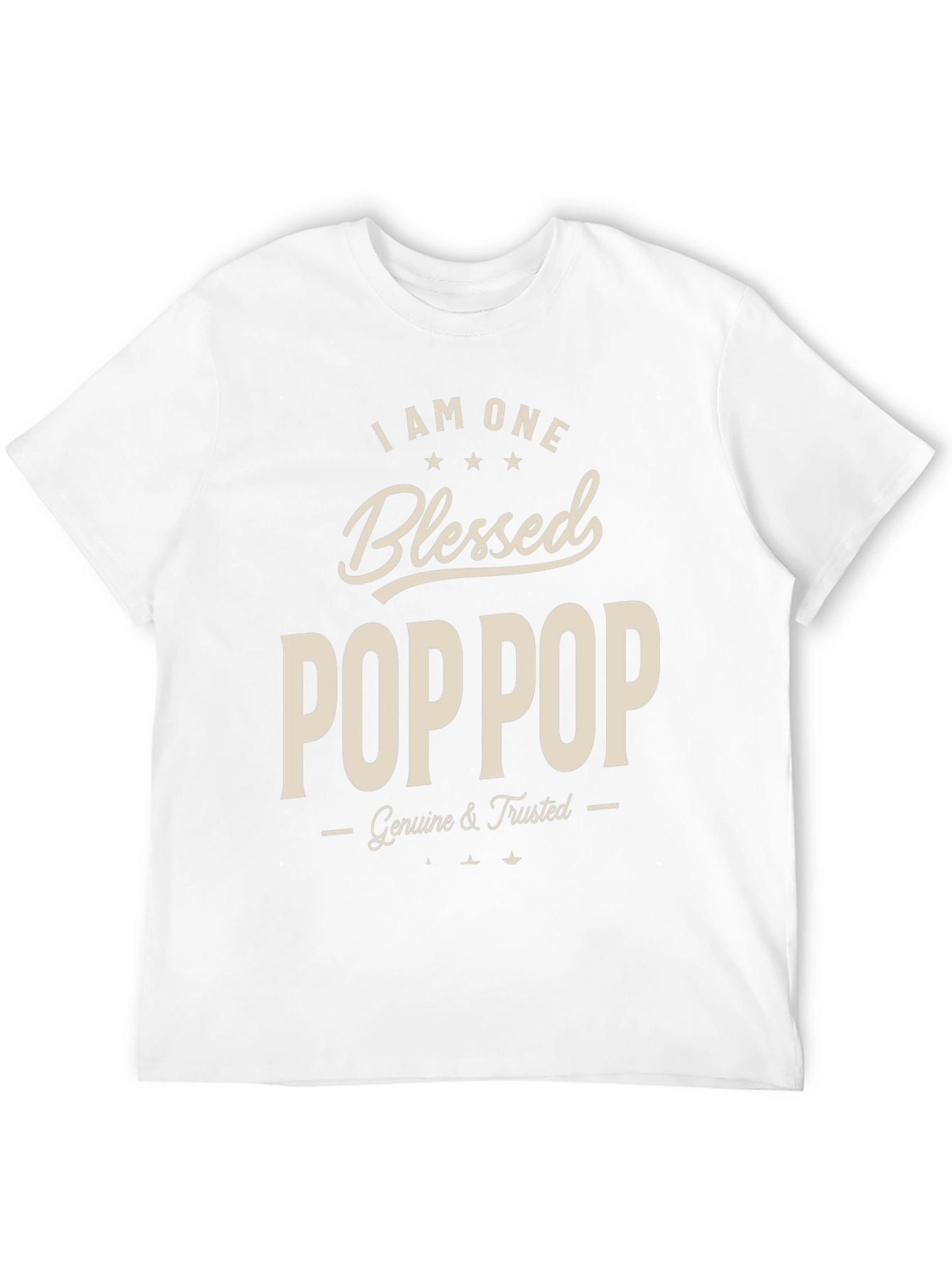 Blessed Pop Pop T-Shirt - Genuine & Trusted