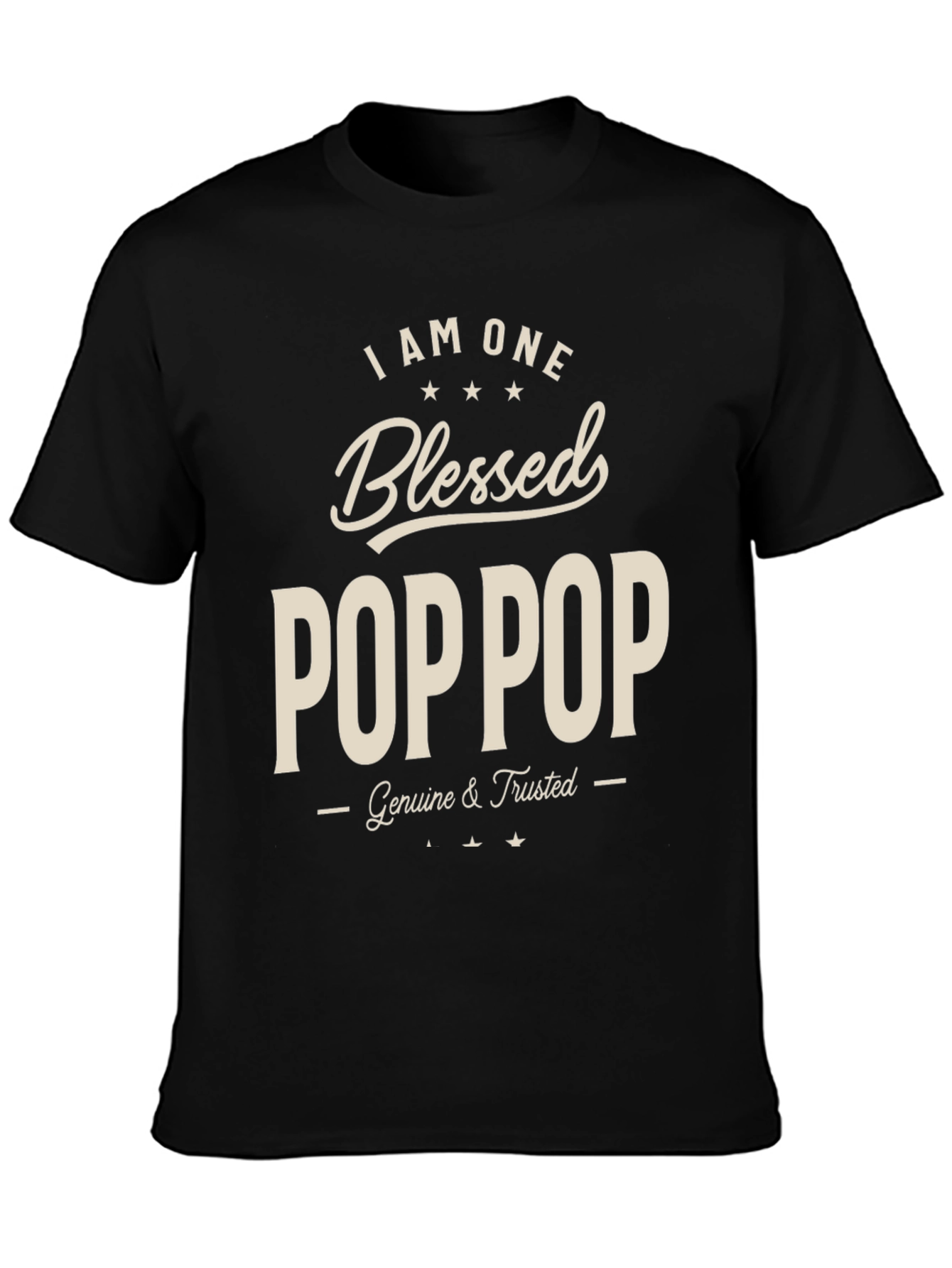 Blessed Pop Pop T-Shirt - Genuine & Trusted