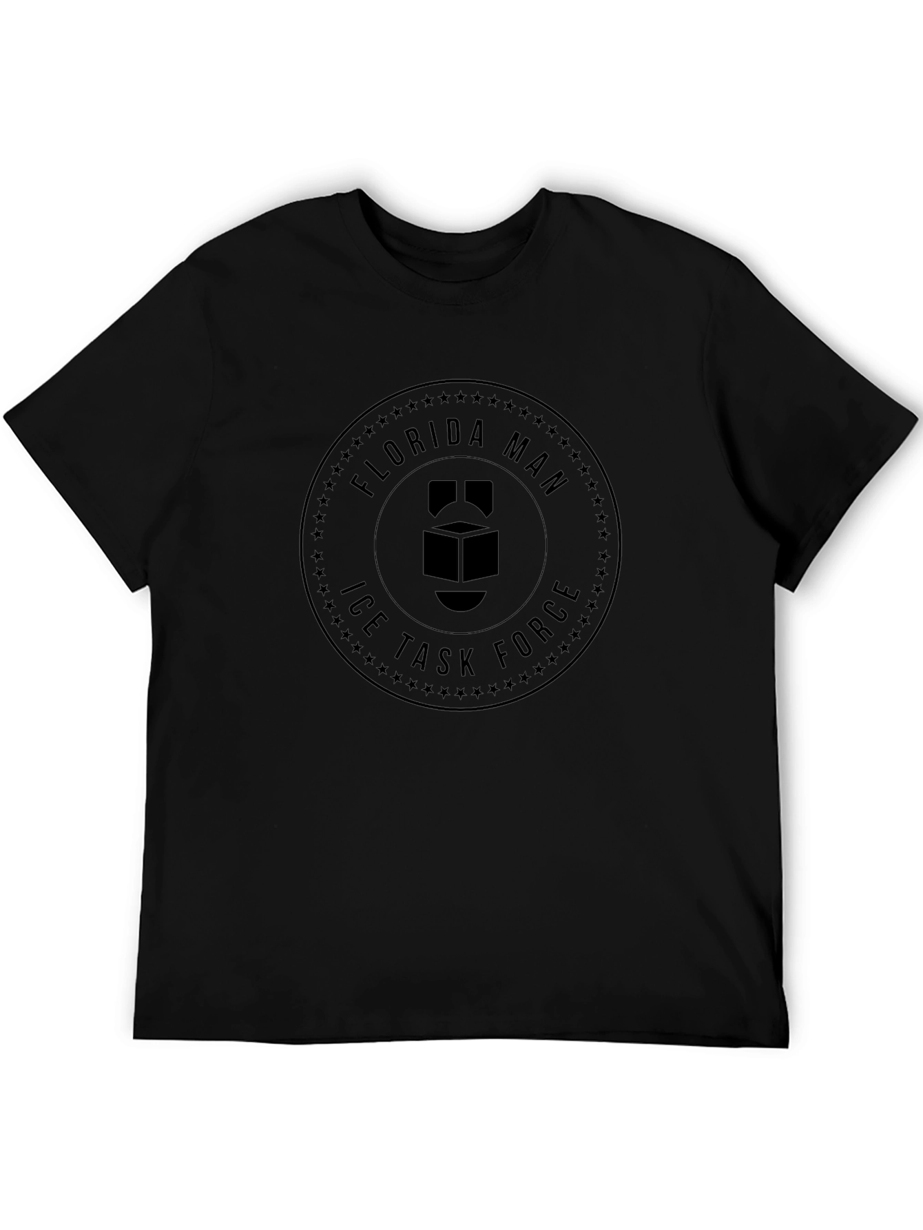 Florida Man Ice Task Force Black T-Shirt