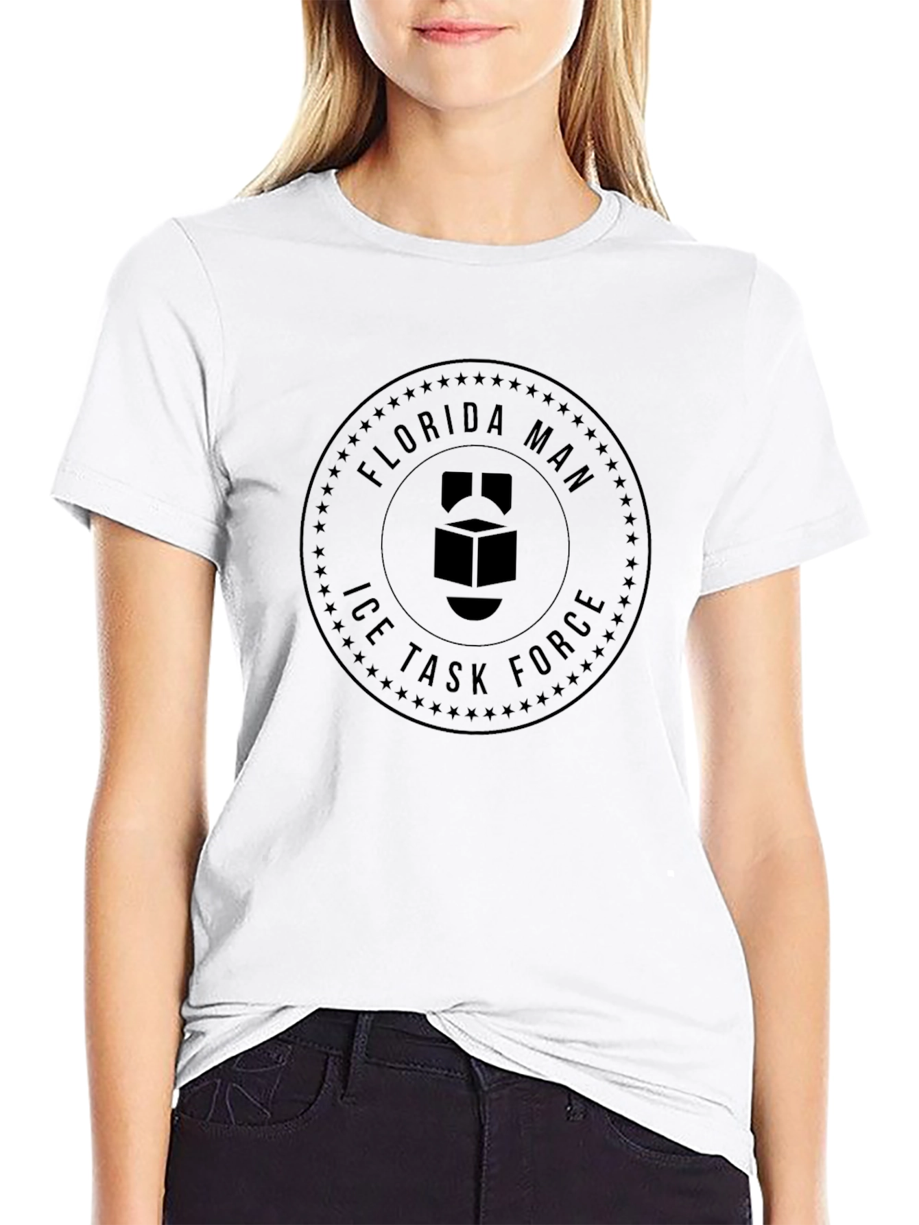 Florida Man Ice Task Force Black T-Shirt