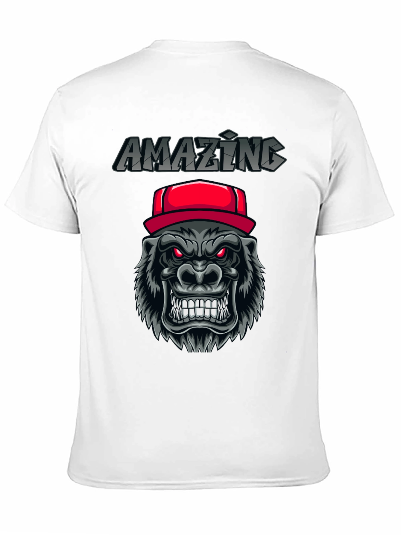 Amazing Gorilla Graphic Tee - Black