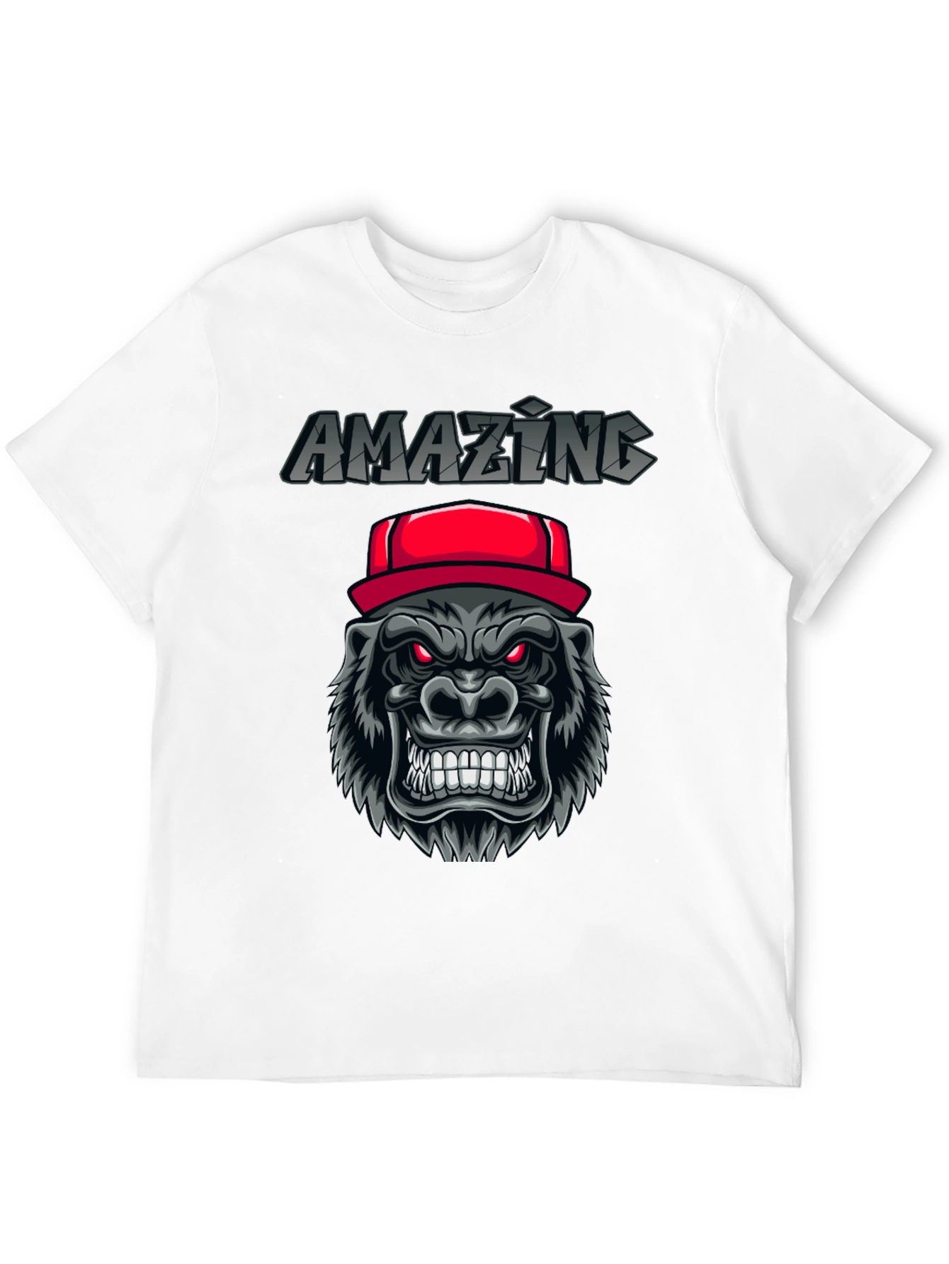 Amazing Gorilla Graphic Tee - Black