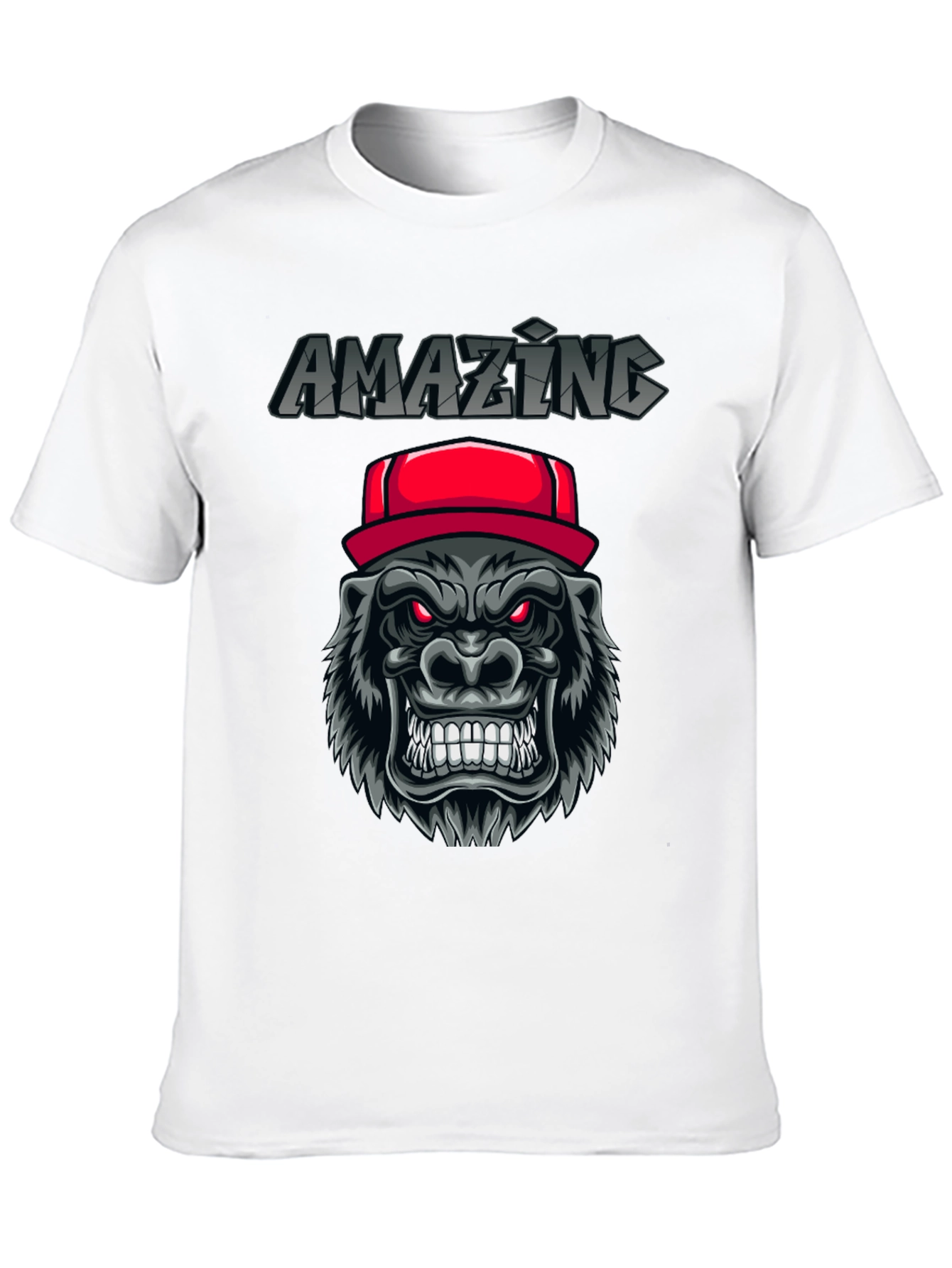 Amazing Gorilla Graphic Tee - Black