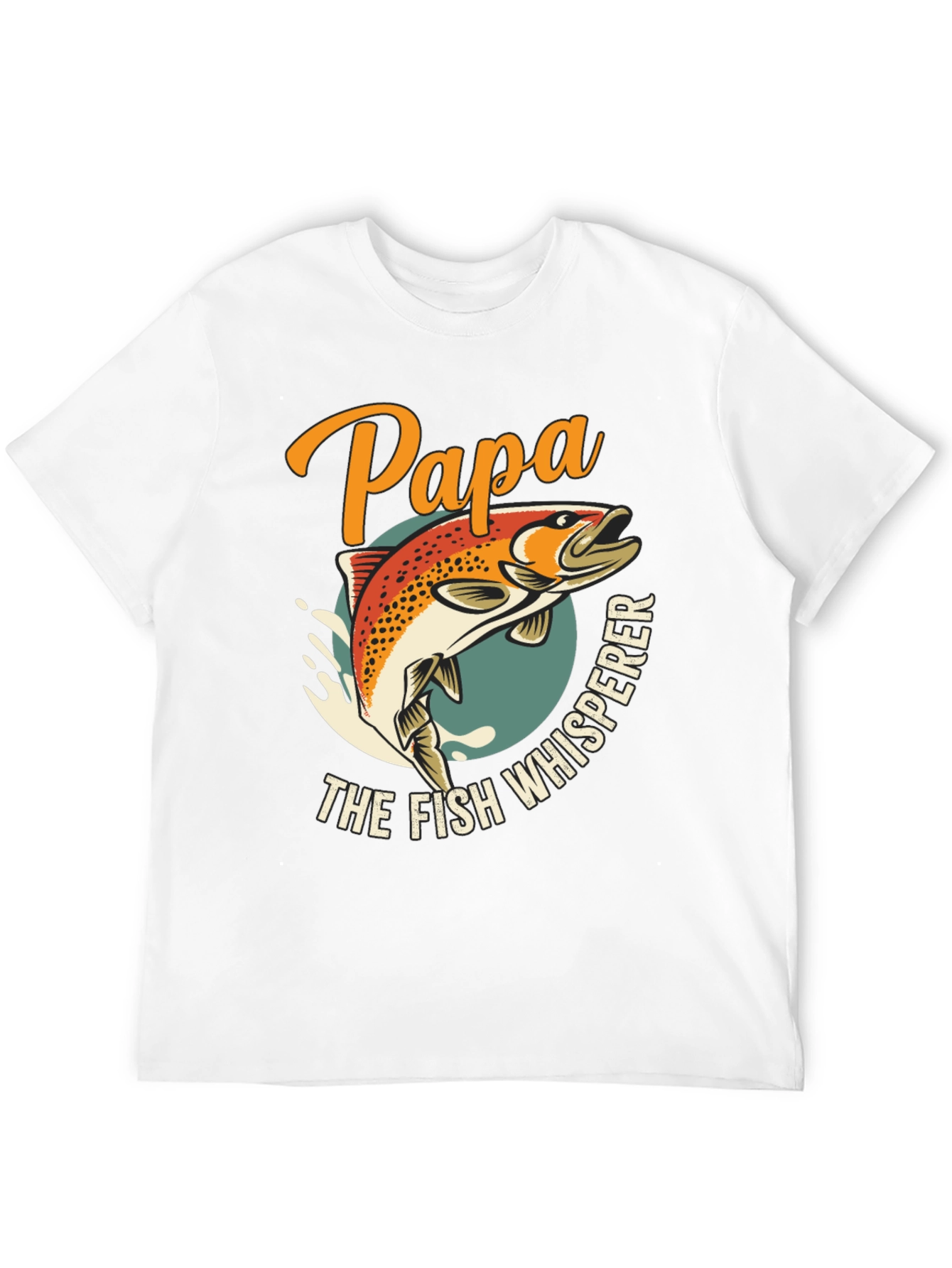 Papa the Fish Whisperer Graphic T-Shirt