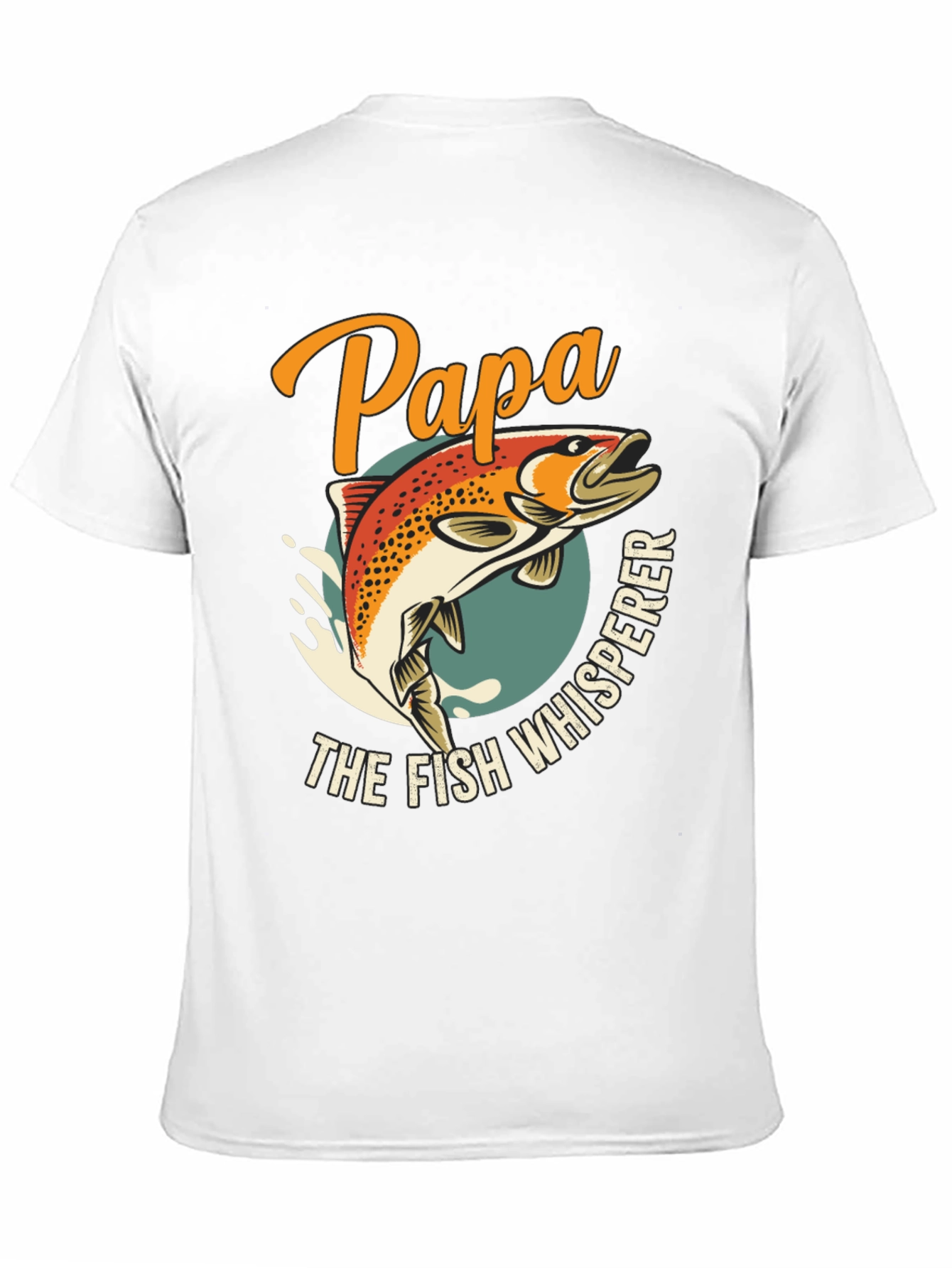 Papa the Fish Whisperer Graphic T-Shirt