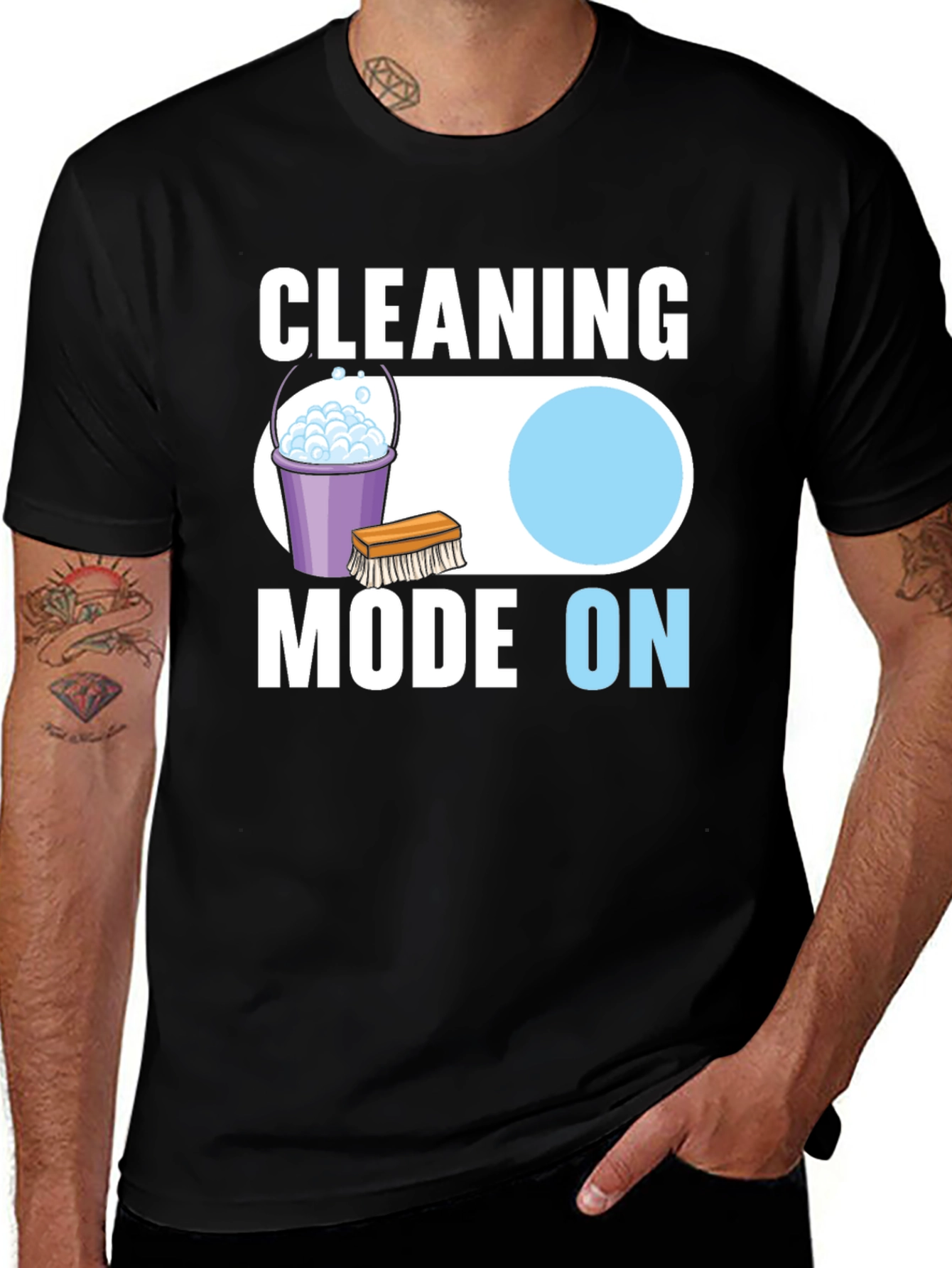 Cleaning Mode ON Graphic Tee