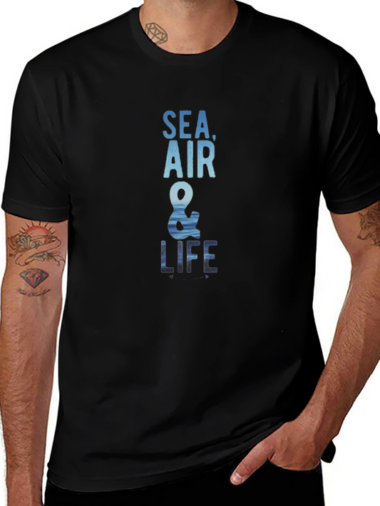 Sea Air & Life Graphic T-Shirt
