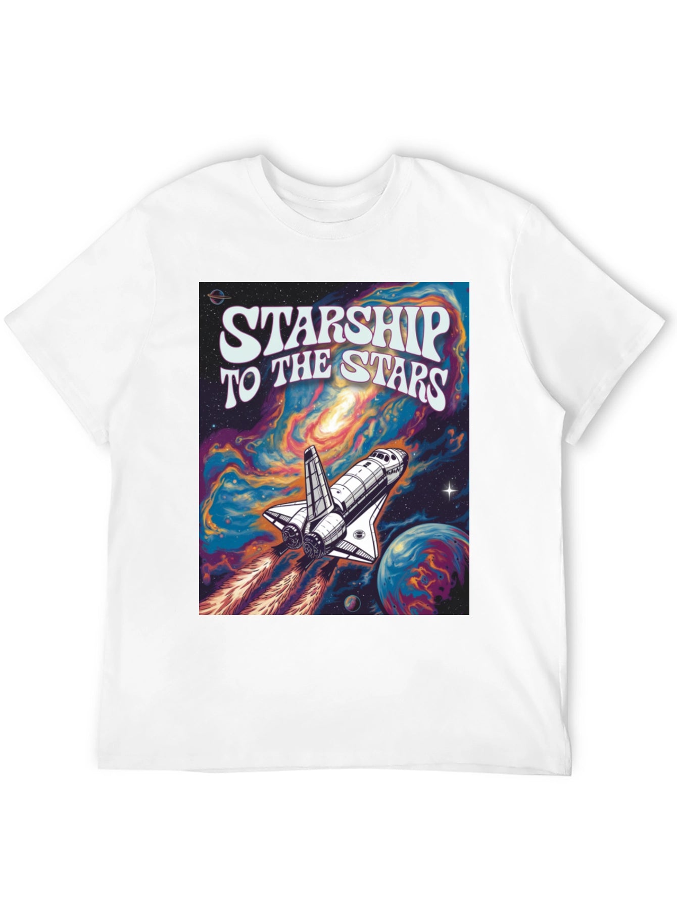 Starship to the Stars Graphic Tee