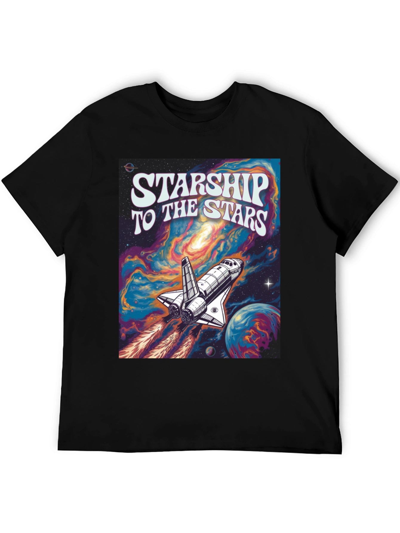Starship to the Stars Graphic Tee