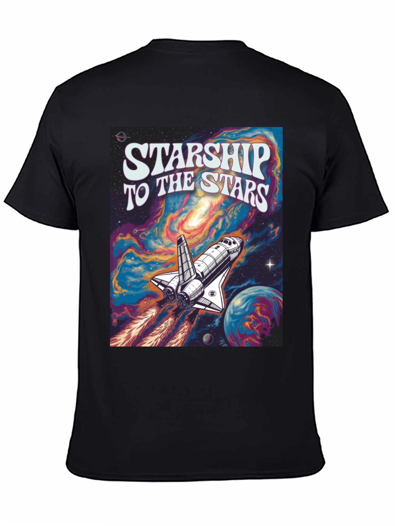 Starship to the Stars Graphic Tee