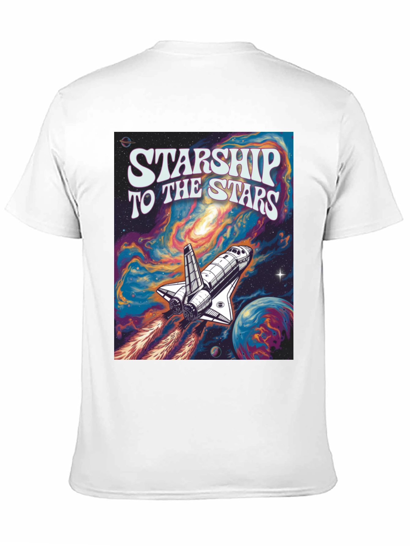 Starship to the Stars Graphic Tee