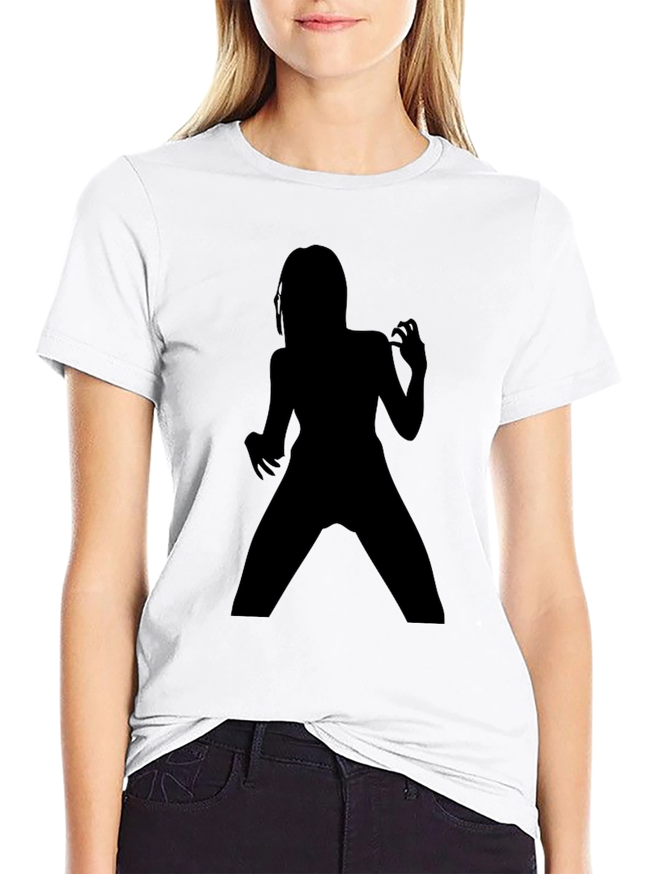 Zombie Silhouette T-Shirt - Mens Black Tee