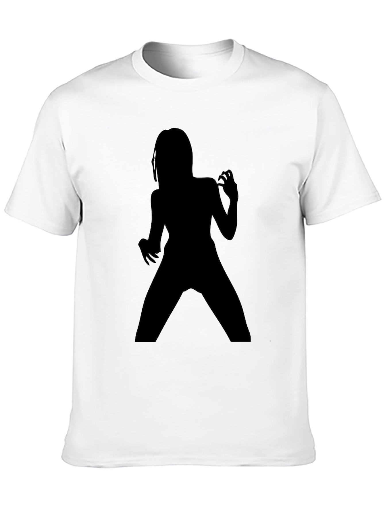 Zombie Silhouette T-Shirt - Mens Black Tee