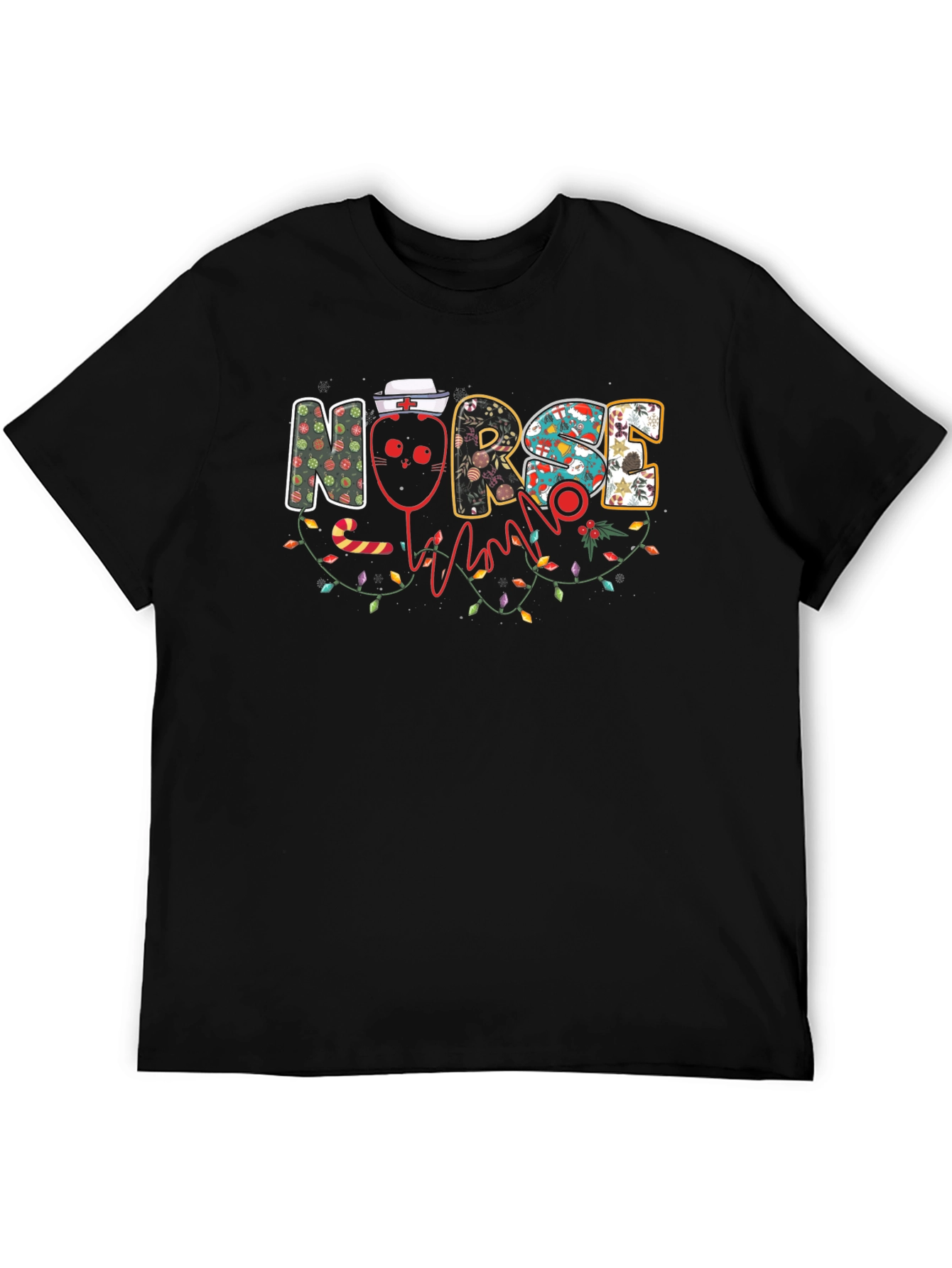 Festive Christmas Nurse T-Shirt
