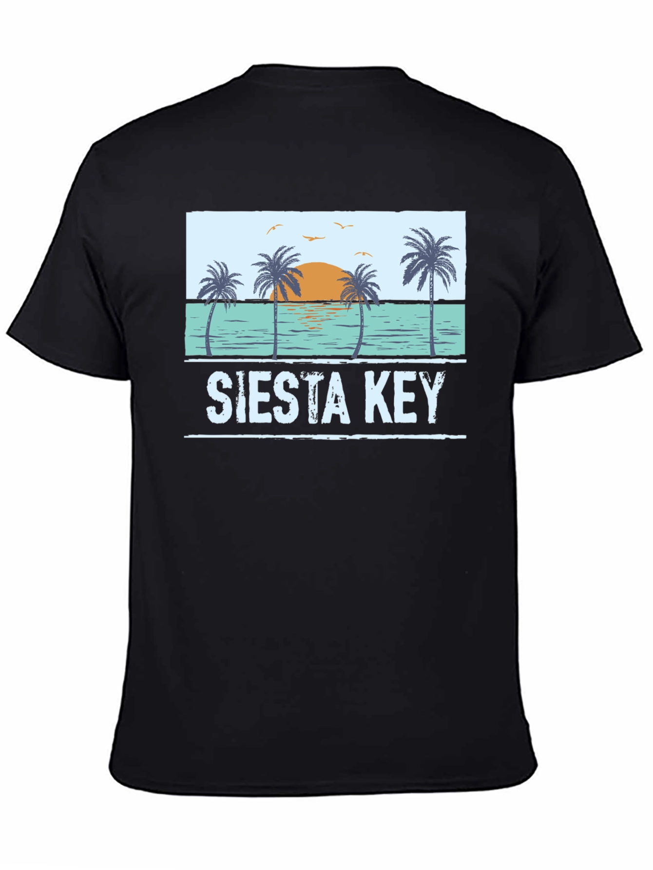 Siesta Key Palm Tree Graphic T-Shirt
