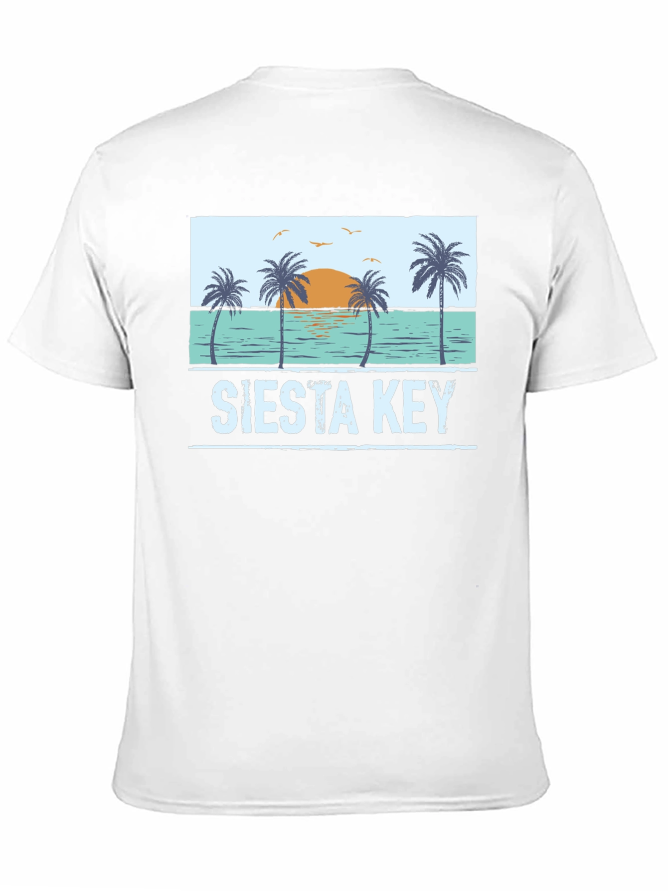 Siesta Key Palm Tree Graphic T-Shirt