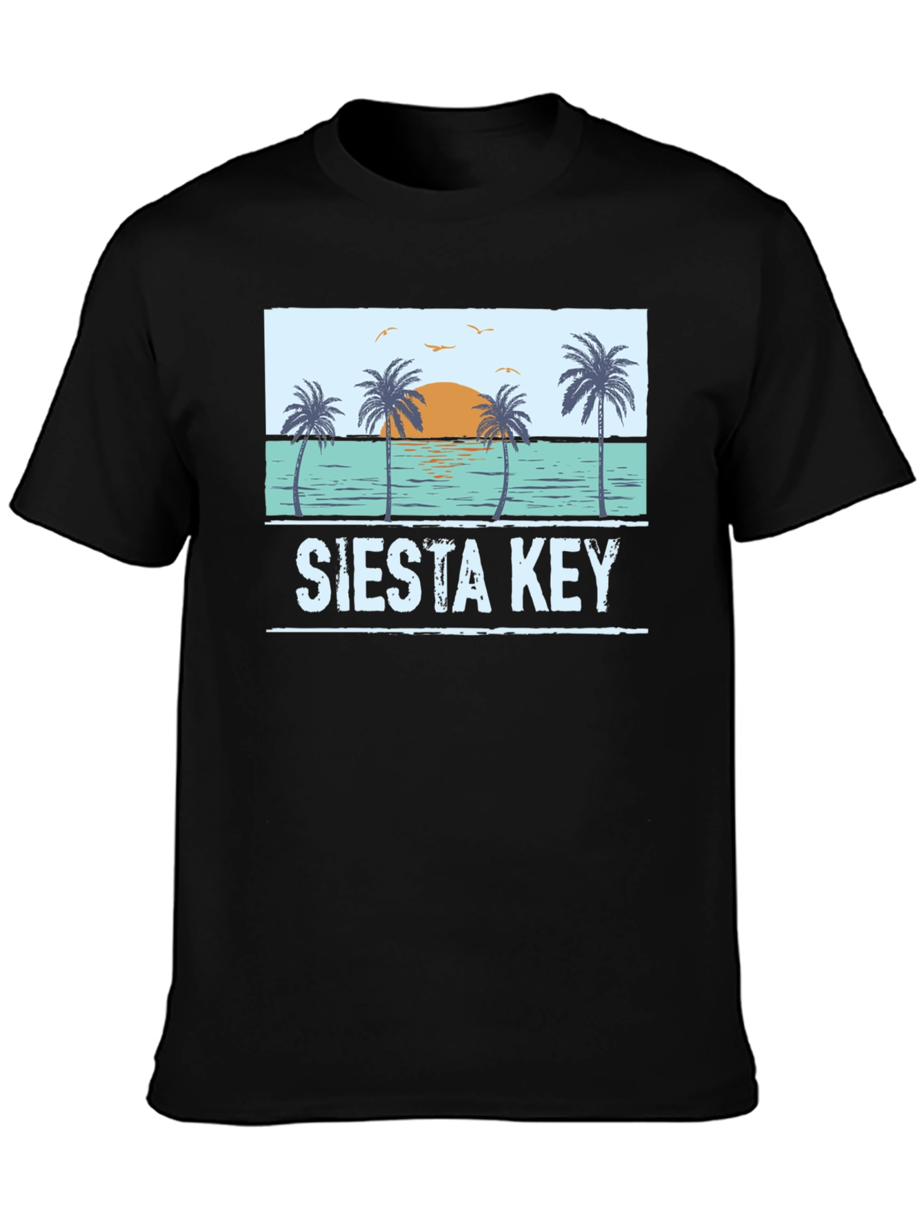 Siesta Key Palm Tree Graphic T-Shirt