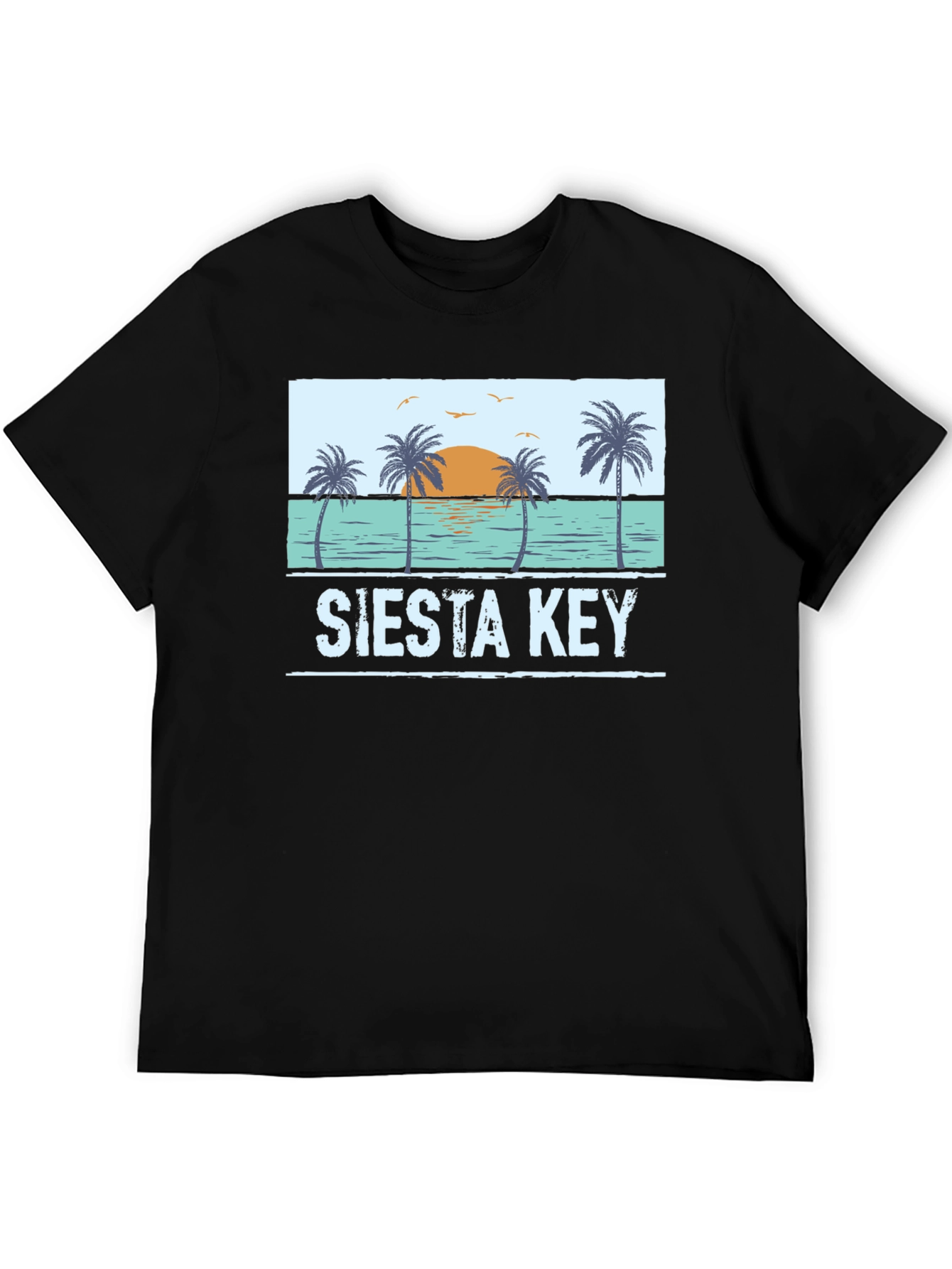 Siesta Key Palm Tree Graphic T-Shirt