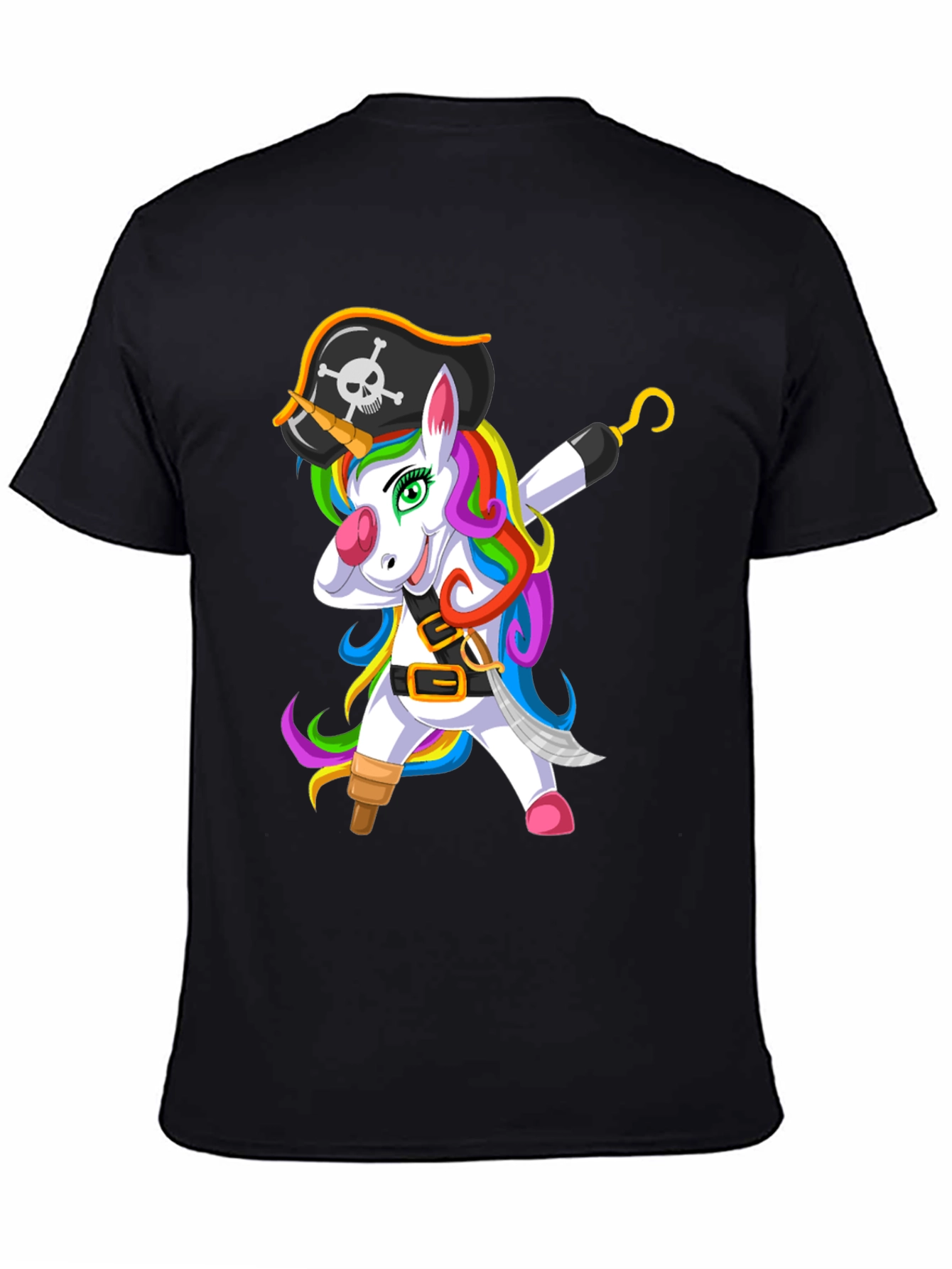 Pirate Unicorn Mens T-Shirt
