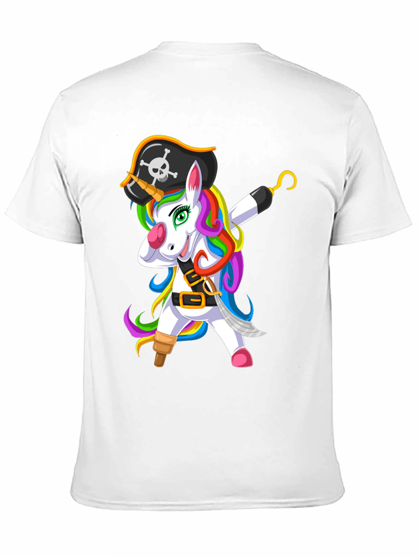 Pirate Unicorn Mens T-Shirt