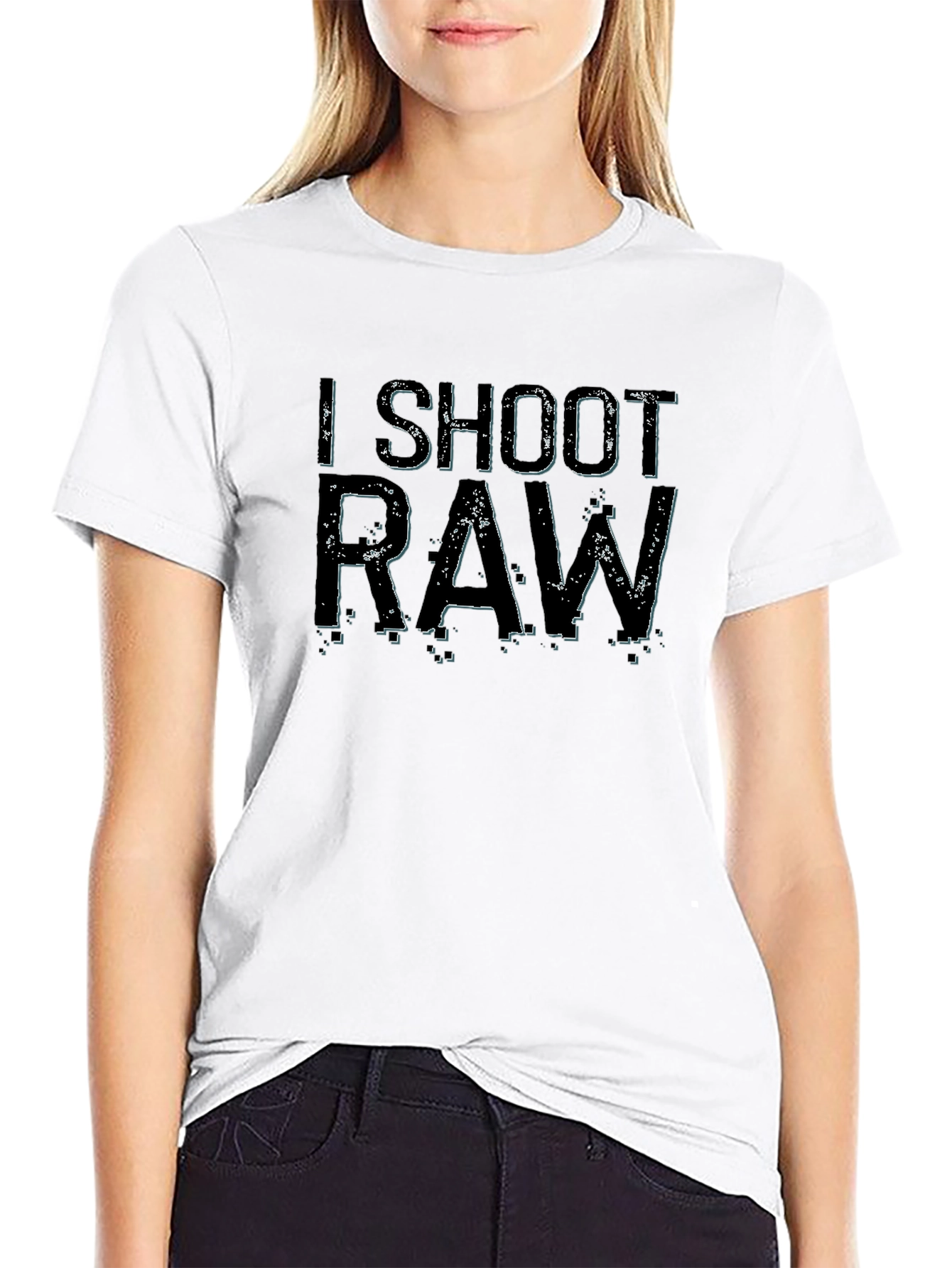 I Shoot RAW Graphic Tee - Photography Enthusiast T-Shirt