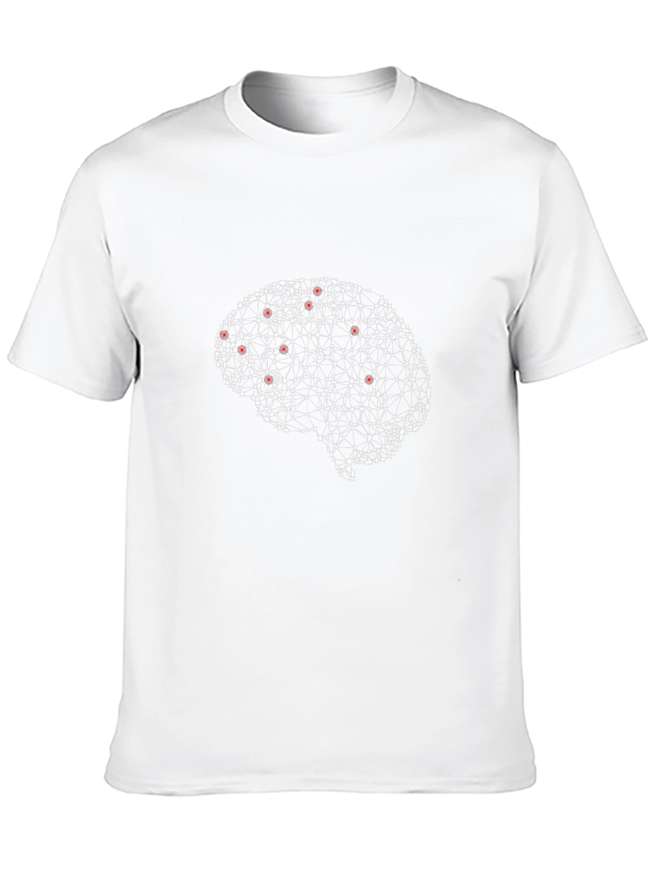 Brain Graphic Tee - Black Cotton T-Shirt