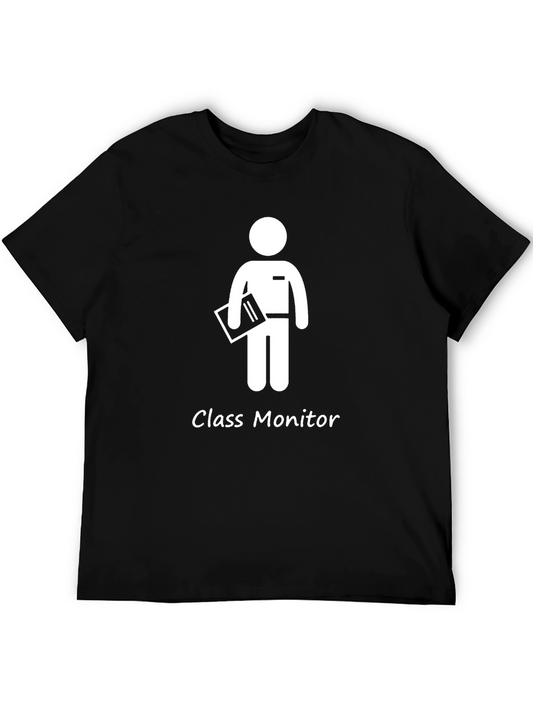 Class Monitor Graphic T-Shirt - Black