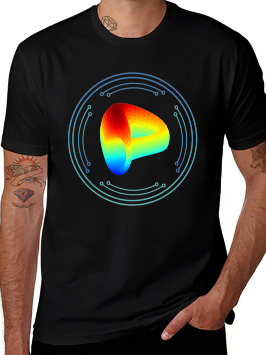Geometric Torus T-Shirt - Modern Design