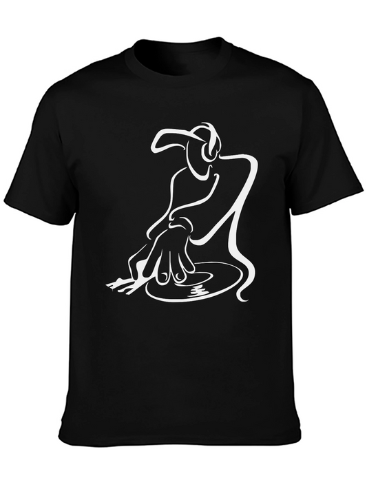 DJ Turntable Graphic T-Shirt